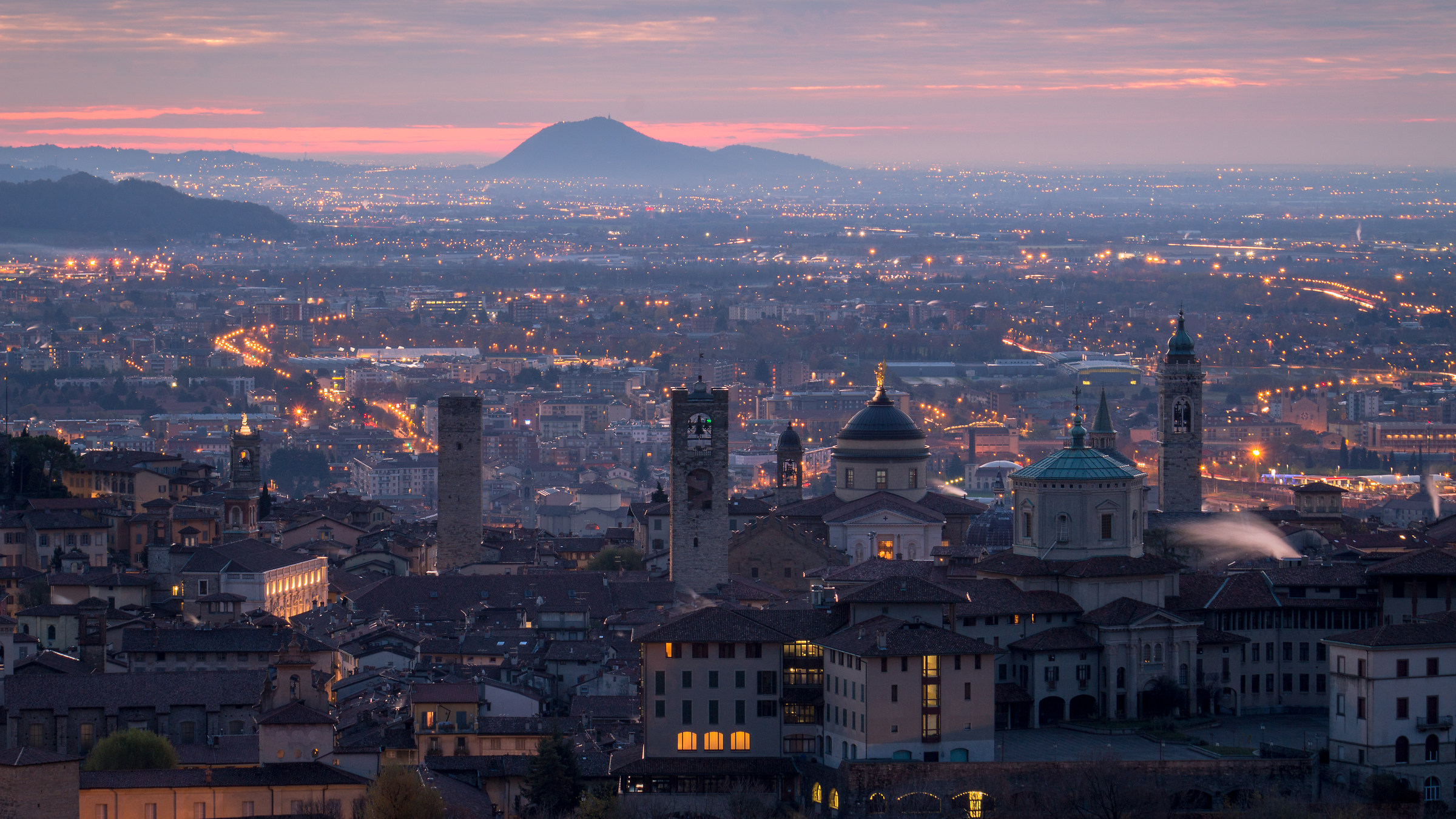 Sunrise in Bergamo