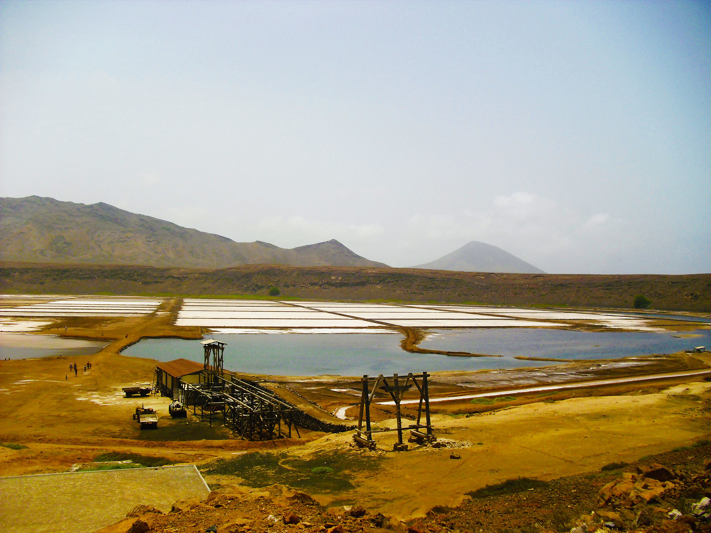 saline all'interno di un vulcano(capoverde)