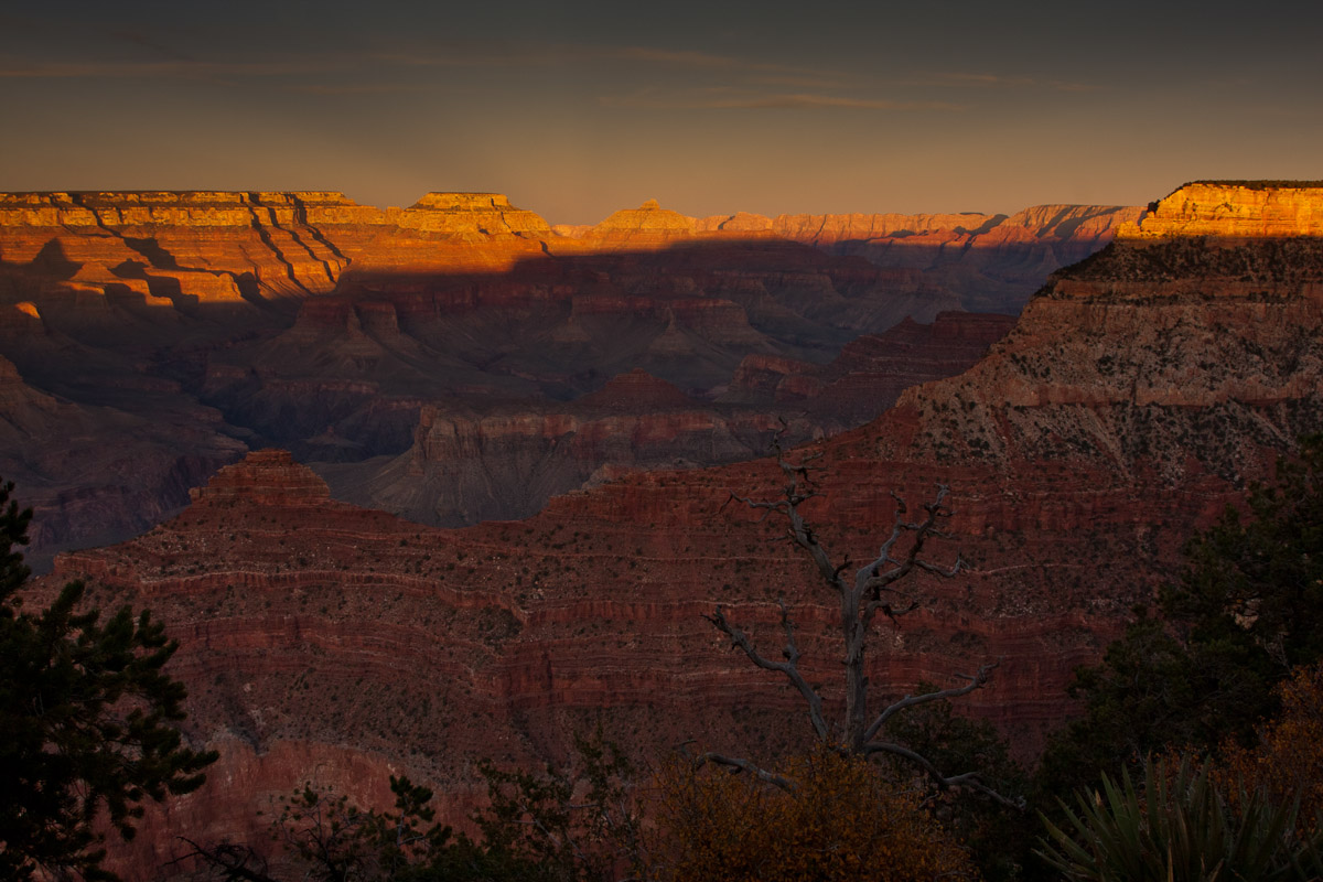 Tramonto al Grand Canyon