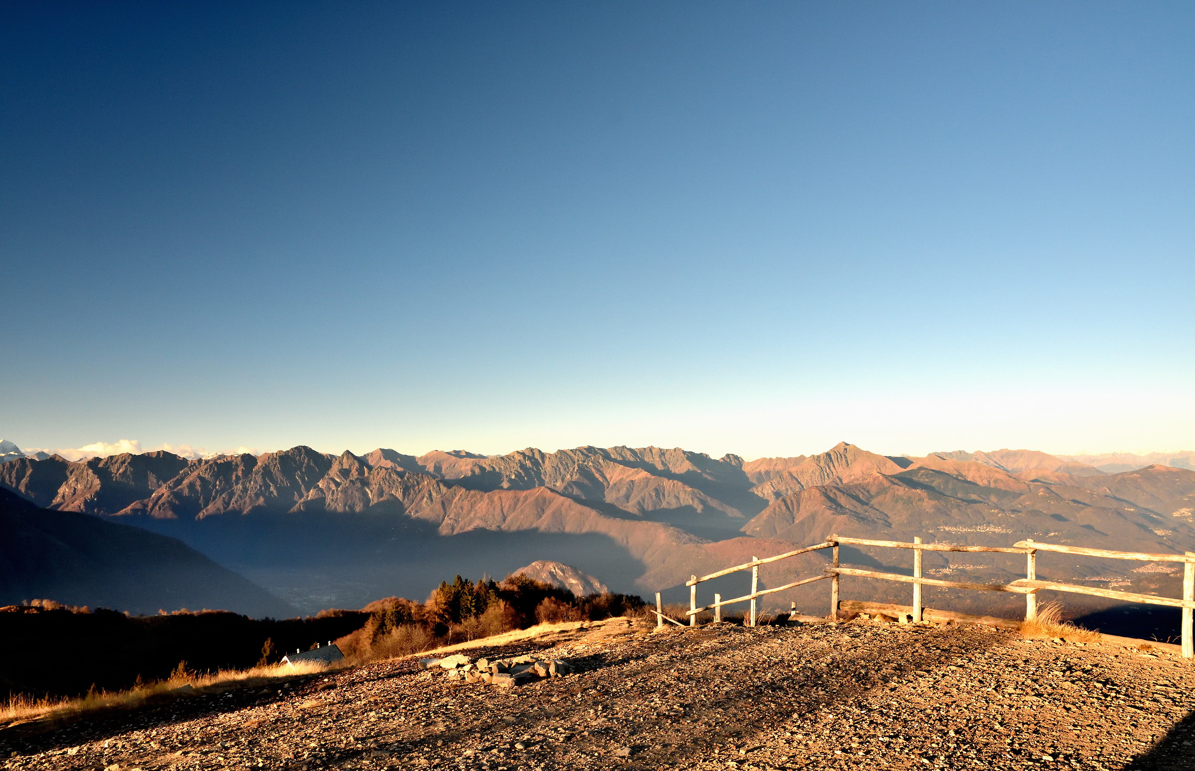 From the top of Mottarone