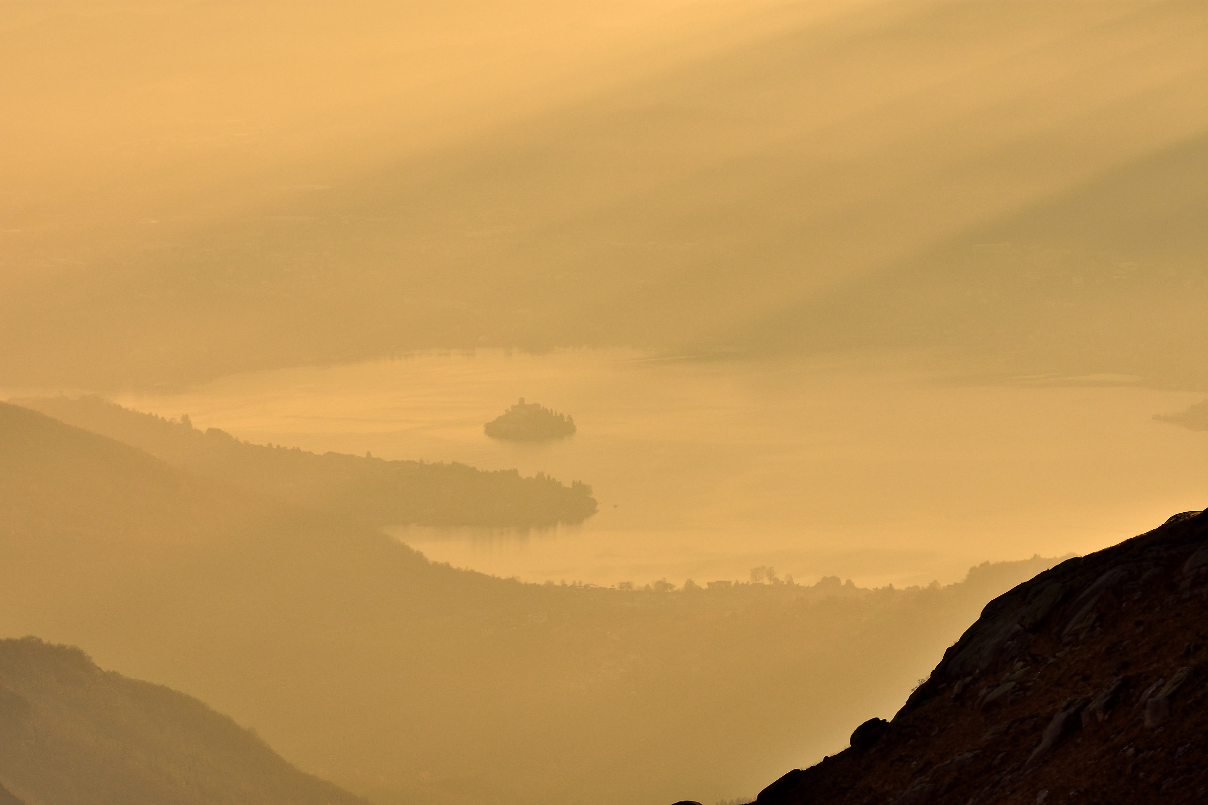 The island of San Giulio Lake Orta