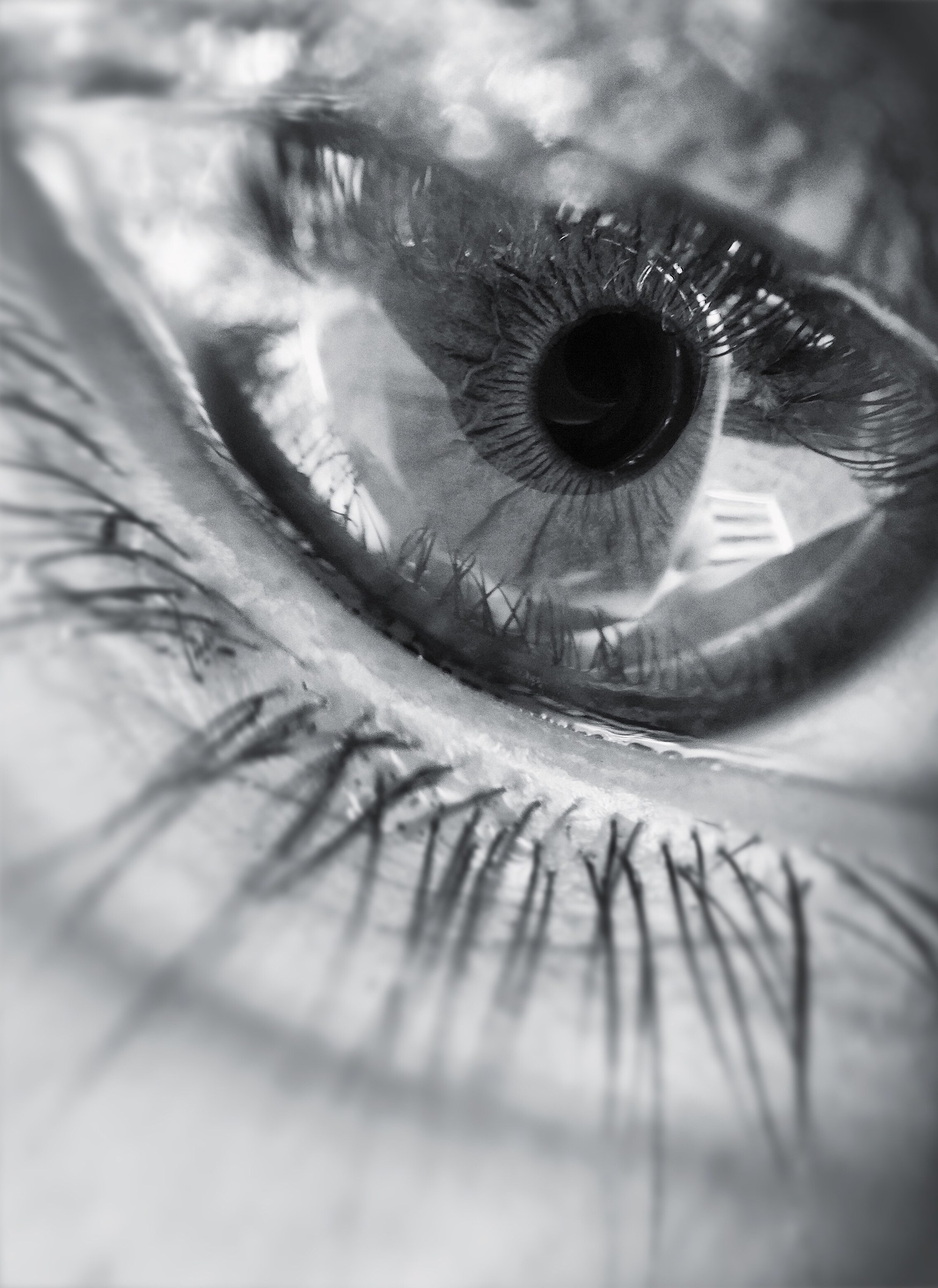 Occhi come il mare nel momento del piacere