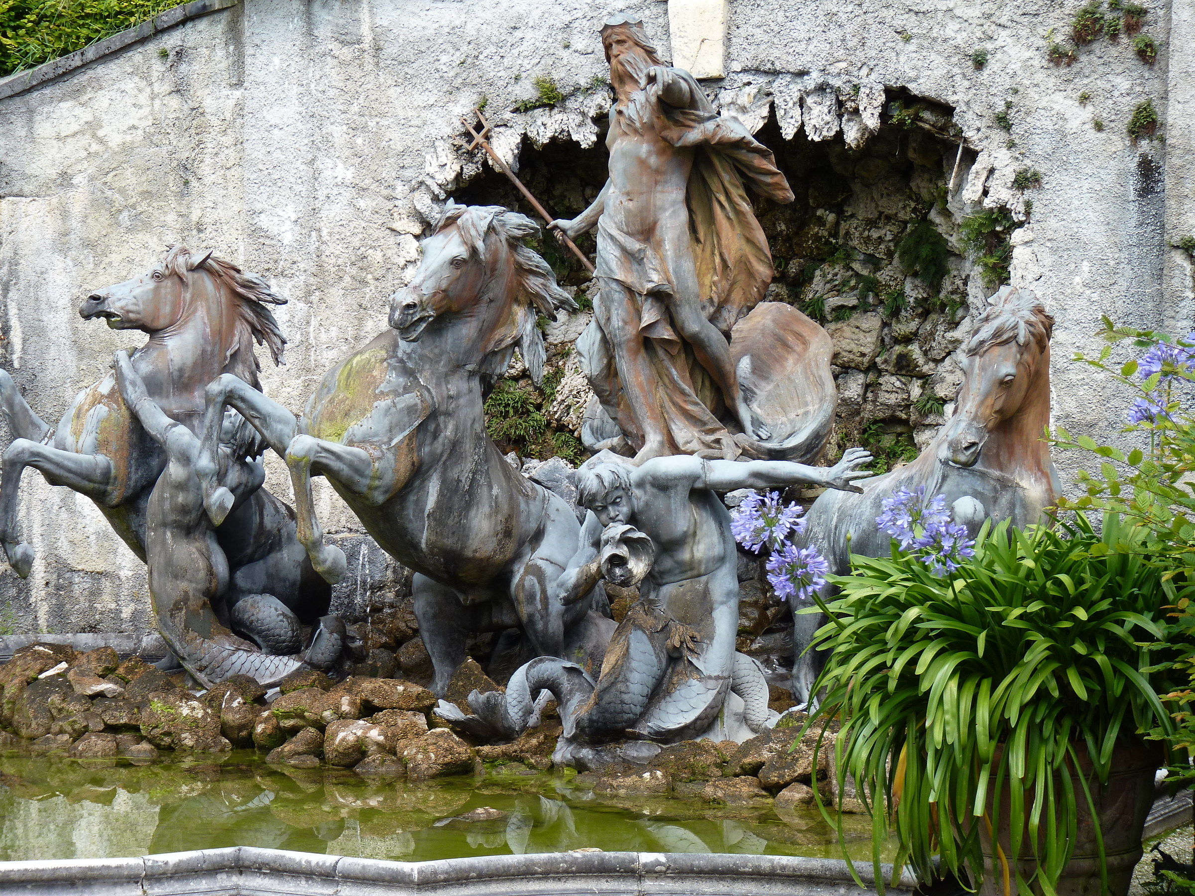 la fontana di Nettuno