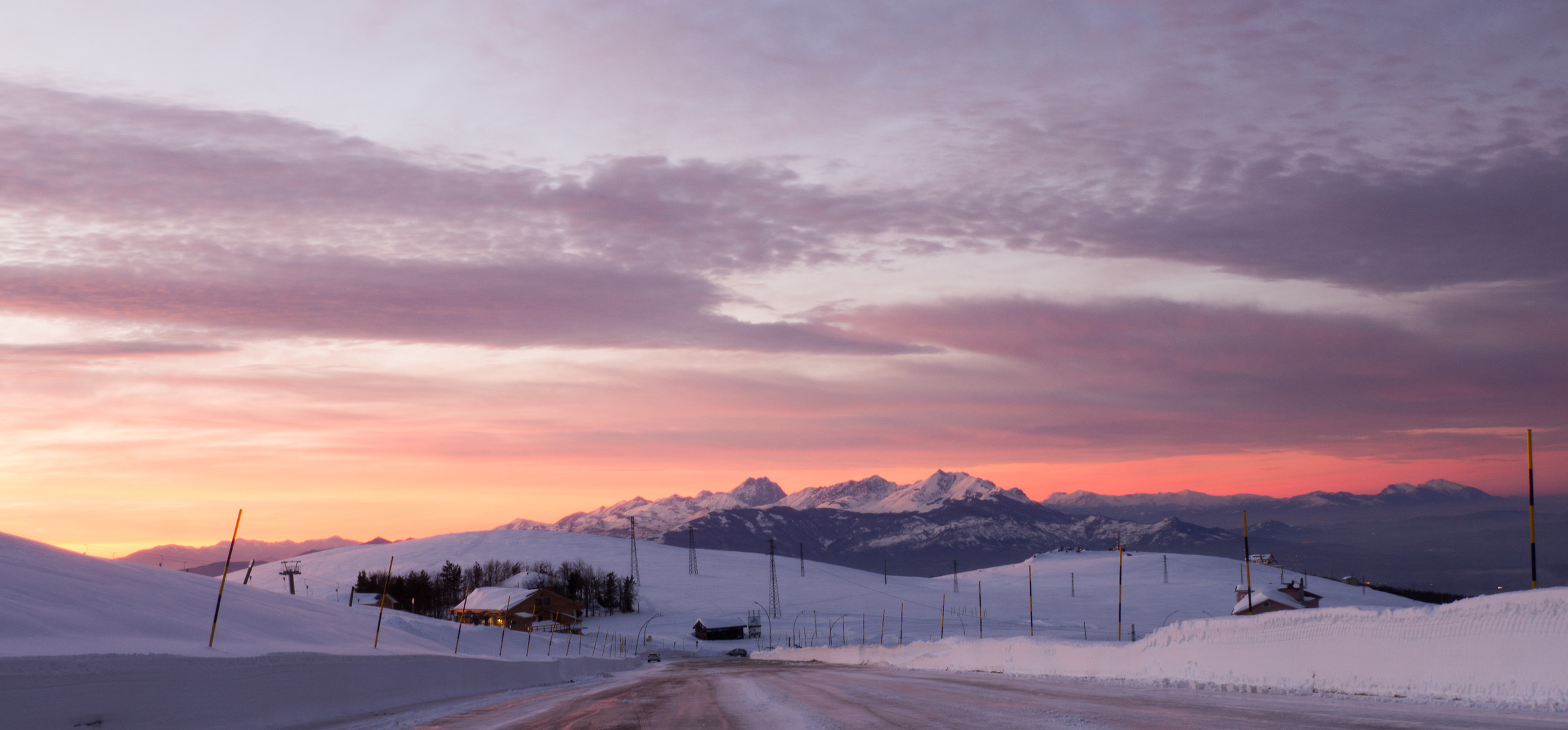 Majelletta (Abruzzo), prima nevicata della stagione