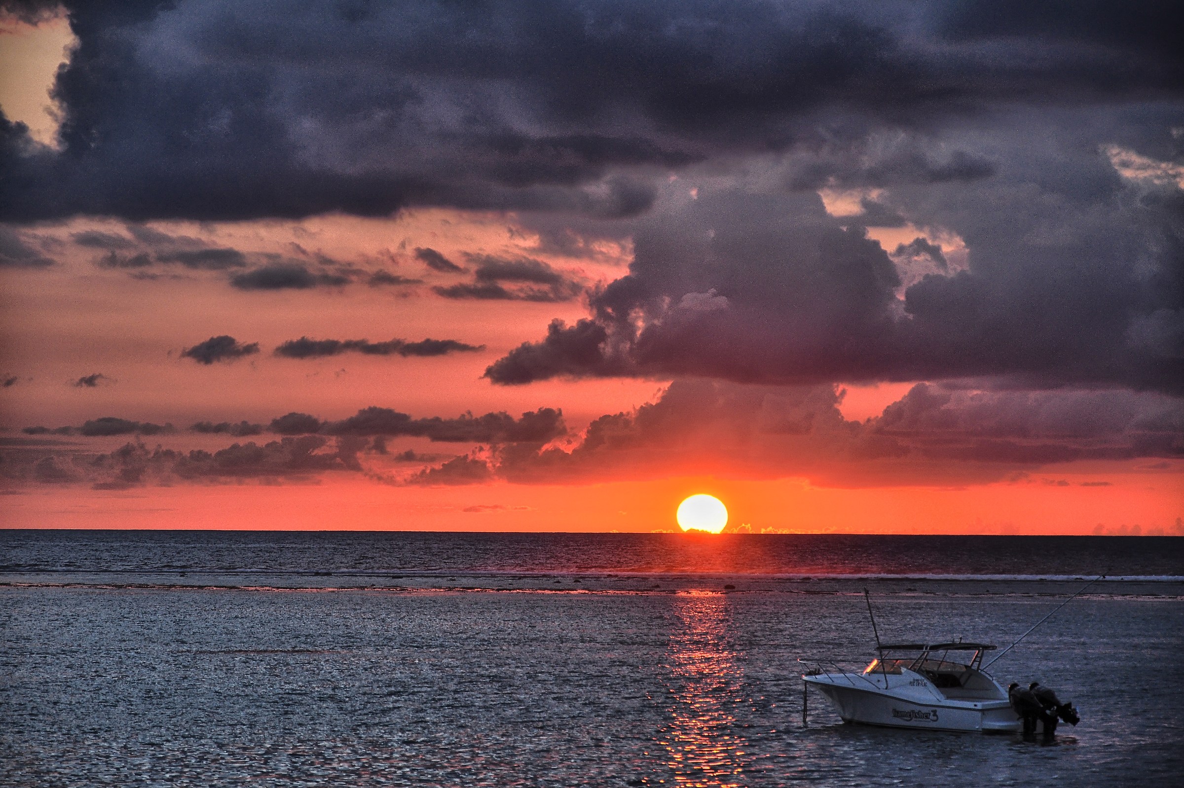 Sunset in Mauritius