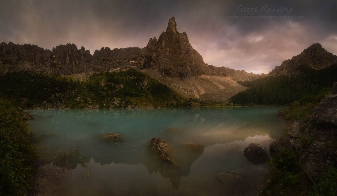 Sorapiss lake vision