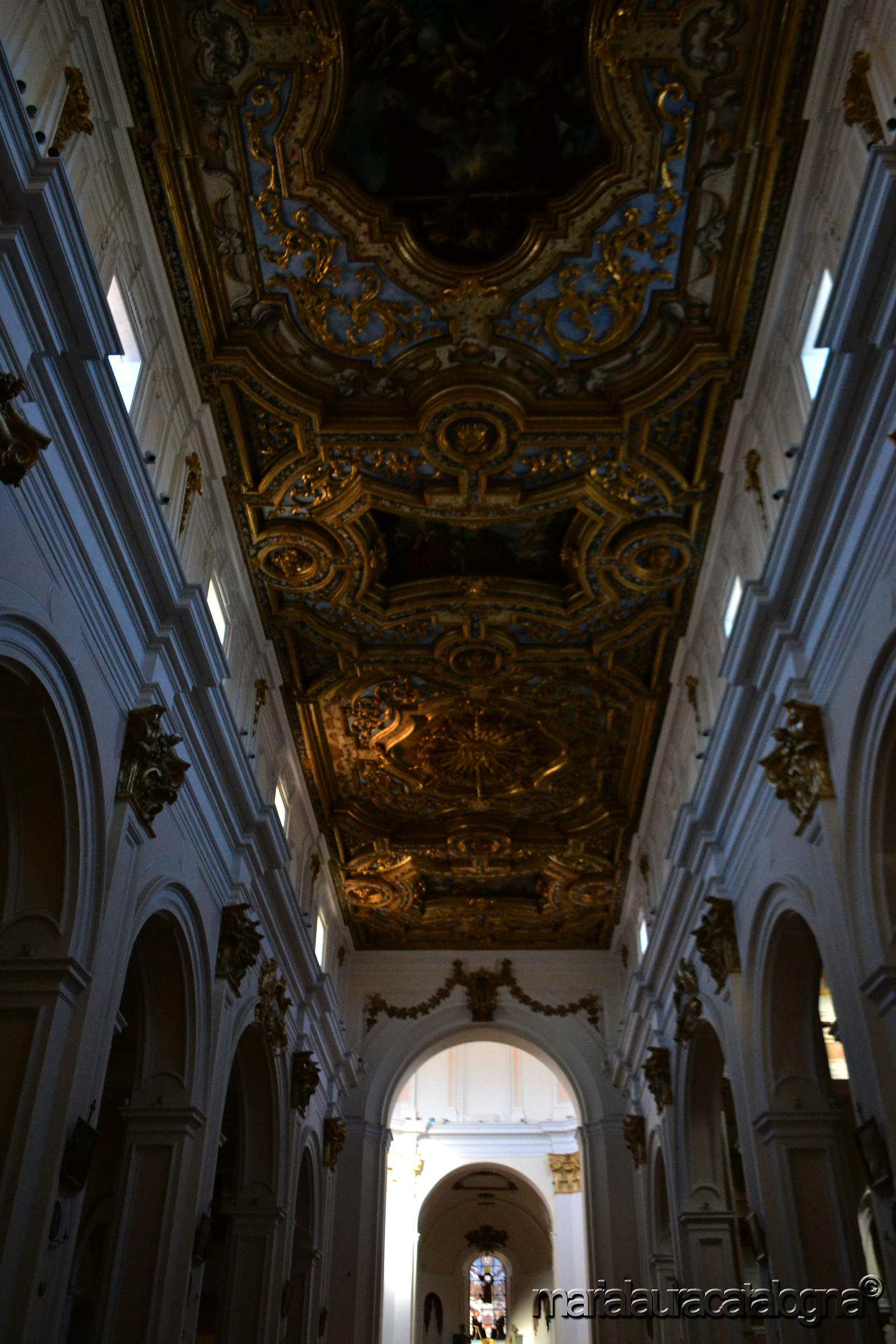 Inside the church of San Bernardino