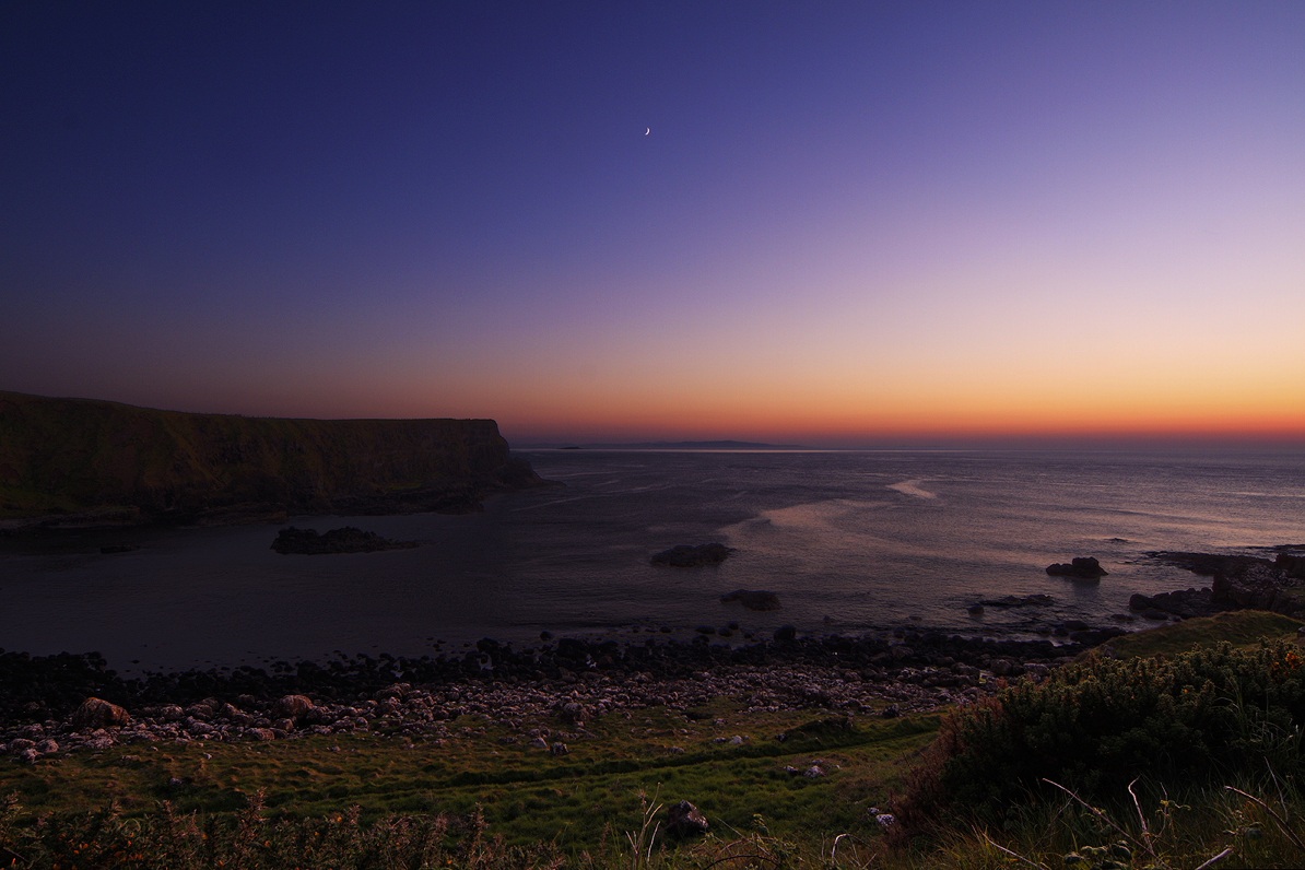 One of the wonderful views of the Giant's Causeway