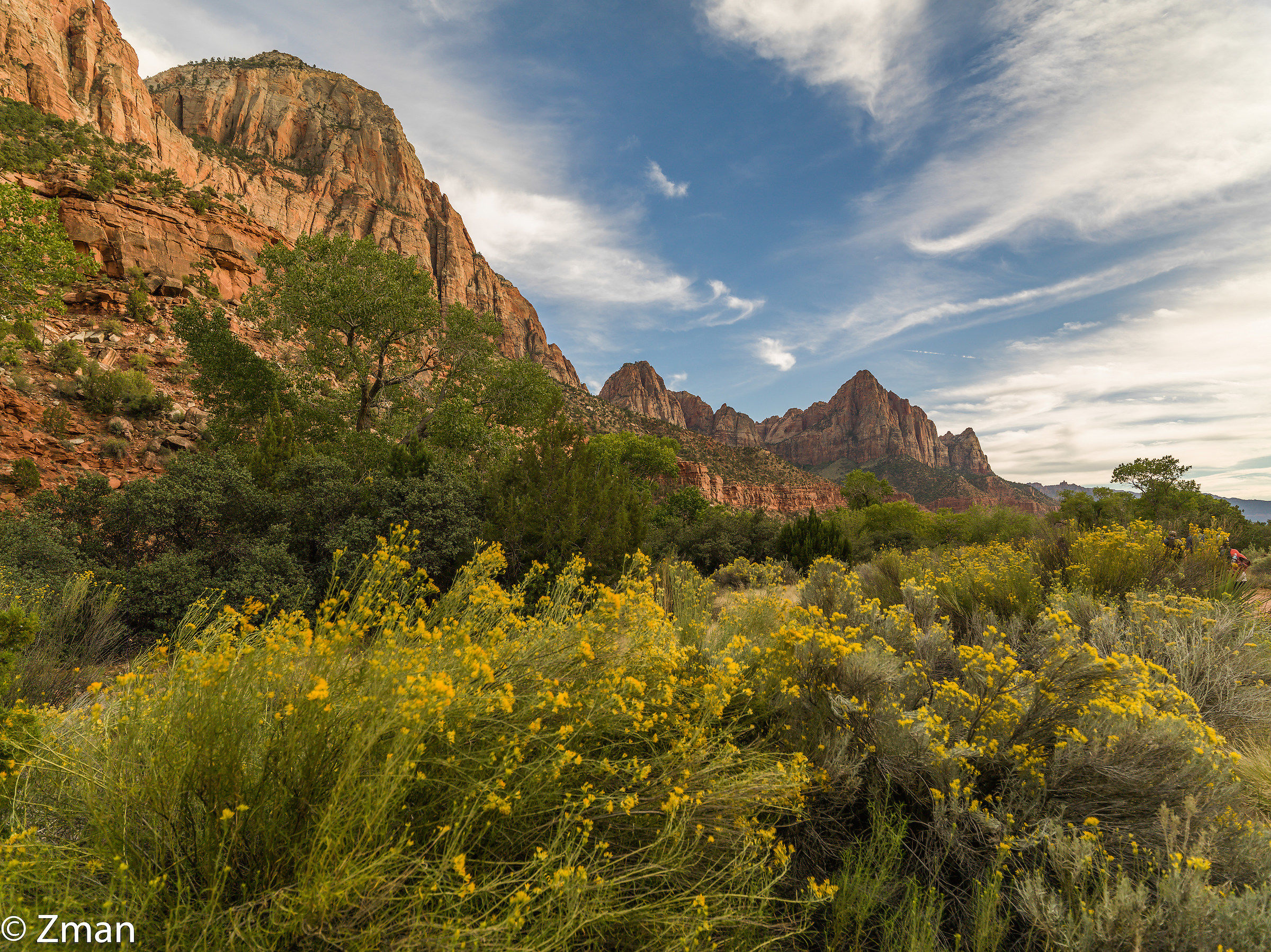 Zion National Park at Sunset