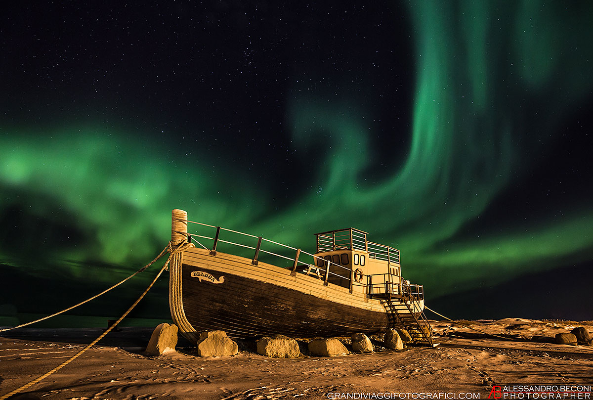 Northern lights at Churchill