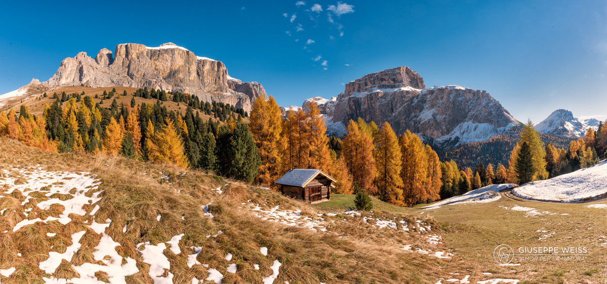 Sella e Pordoi una delle meraviglie della Val di Fassa