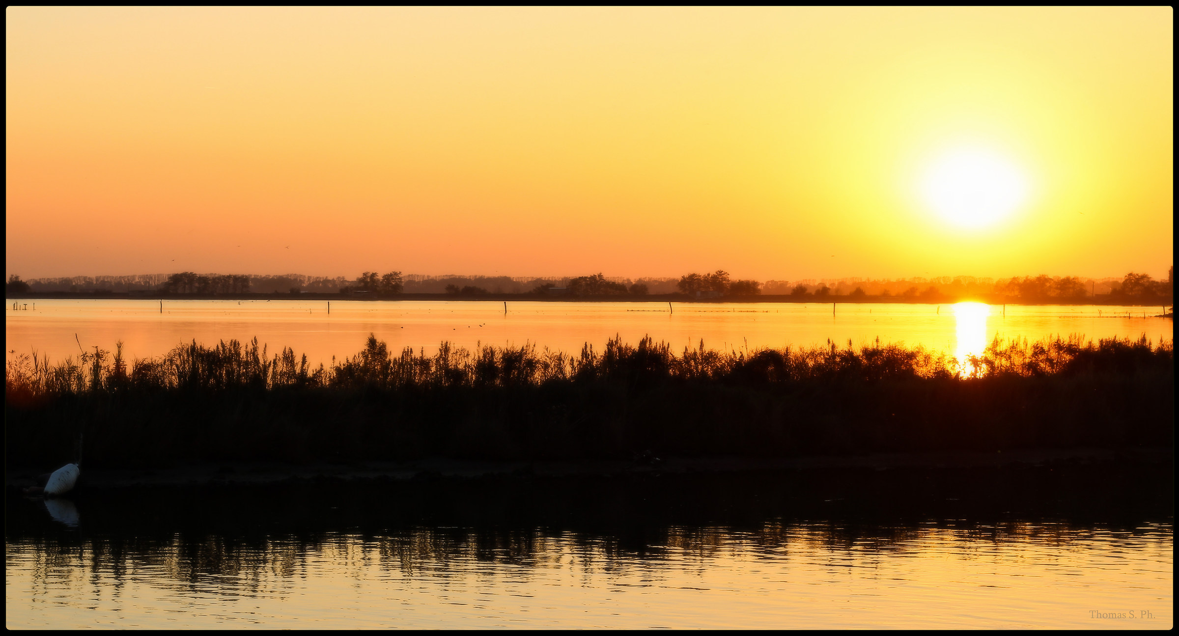 Tramonto a Comacchio