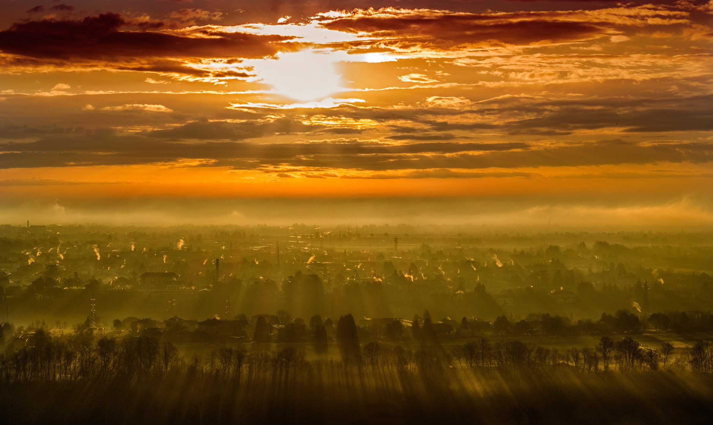 Inverno ( nebbie e smog )