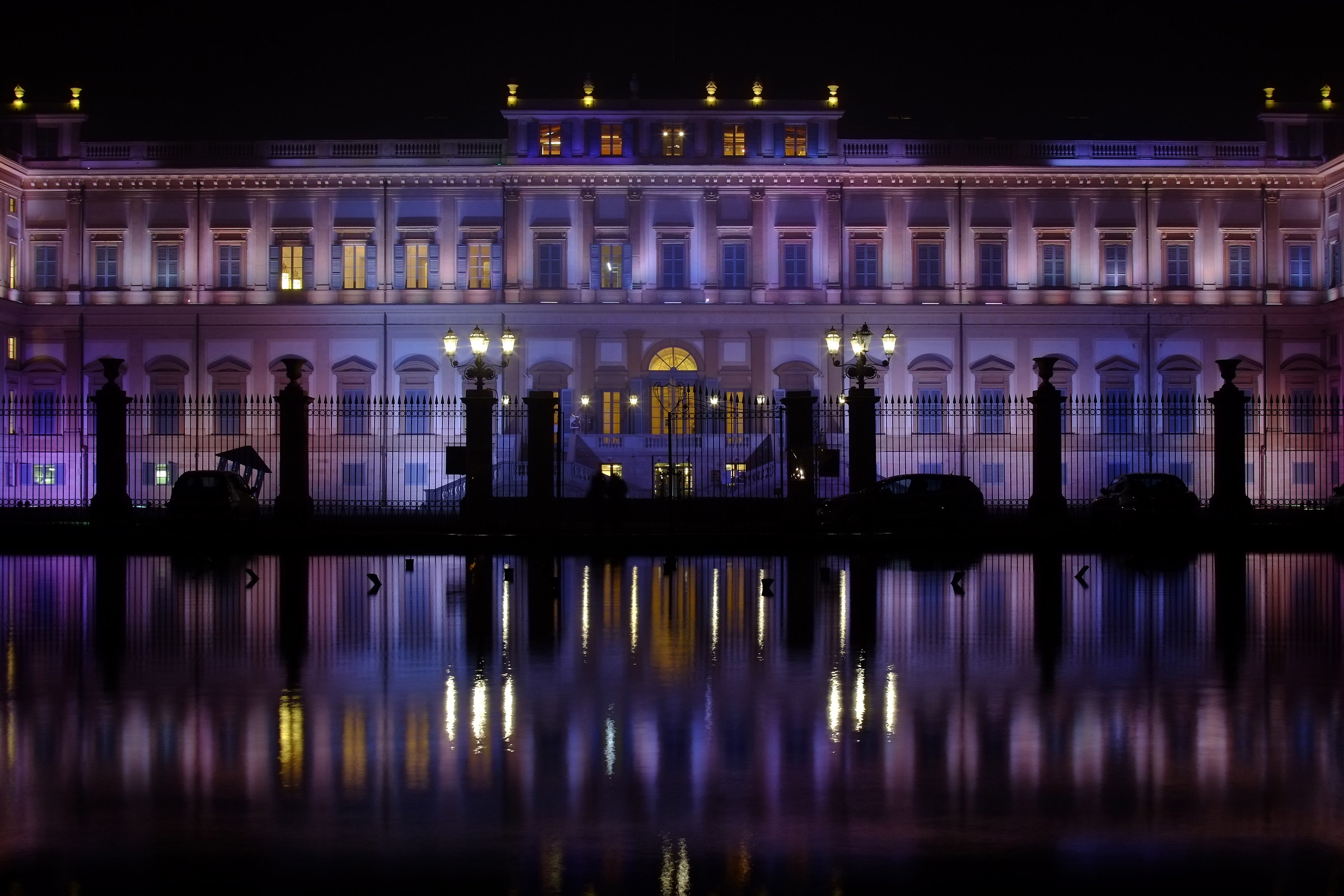 Royal Villa at night