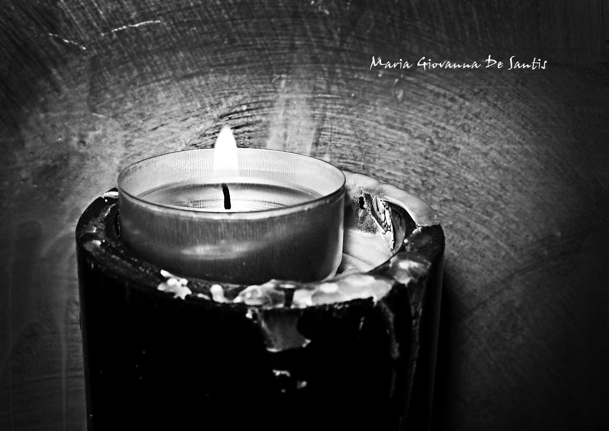 Candle in the dark