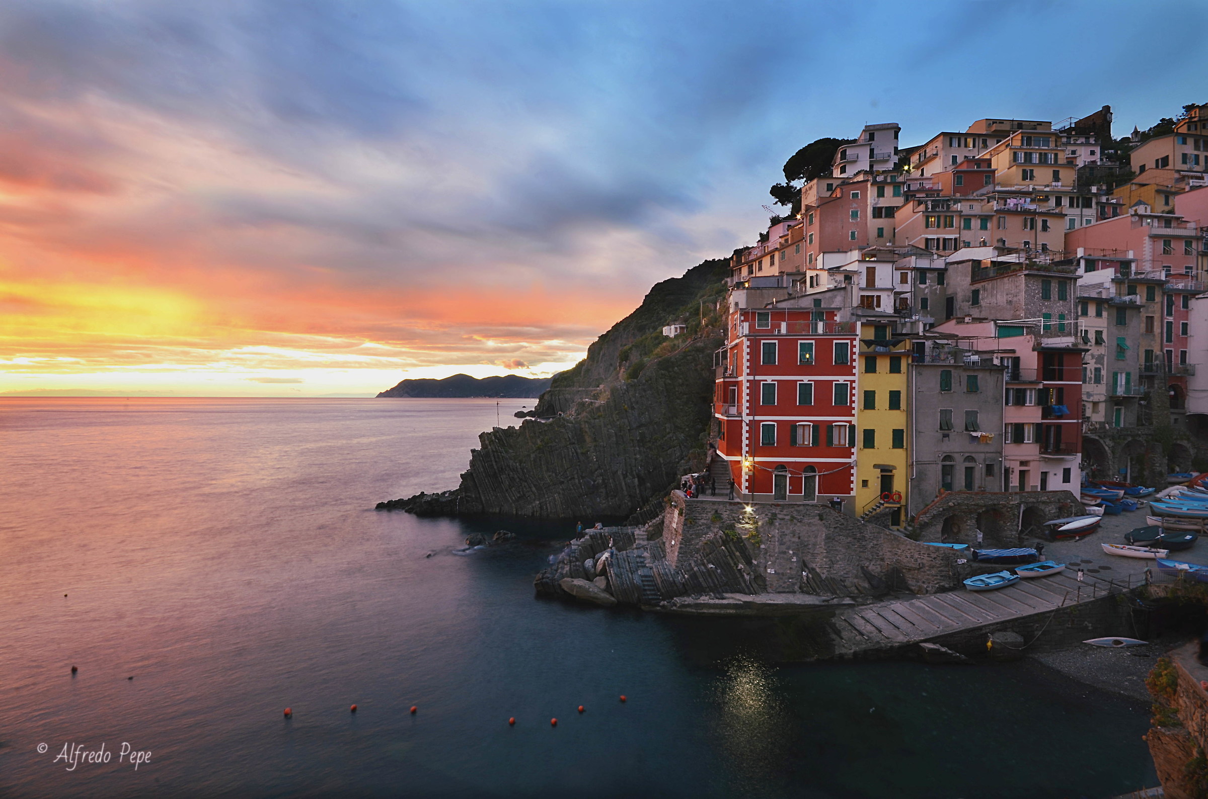Sunset in Riomaggiore