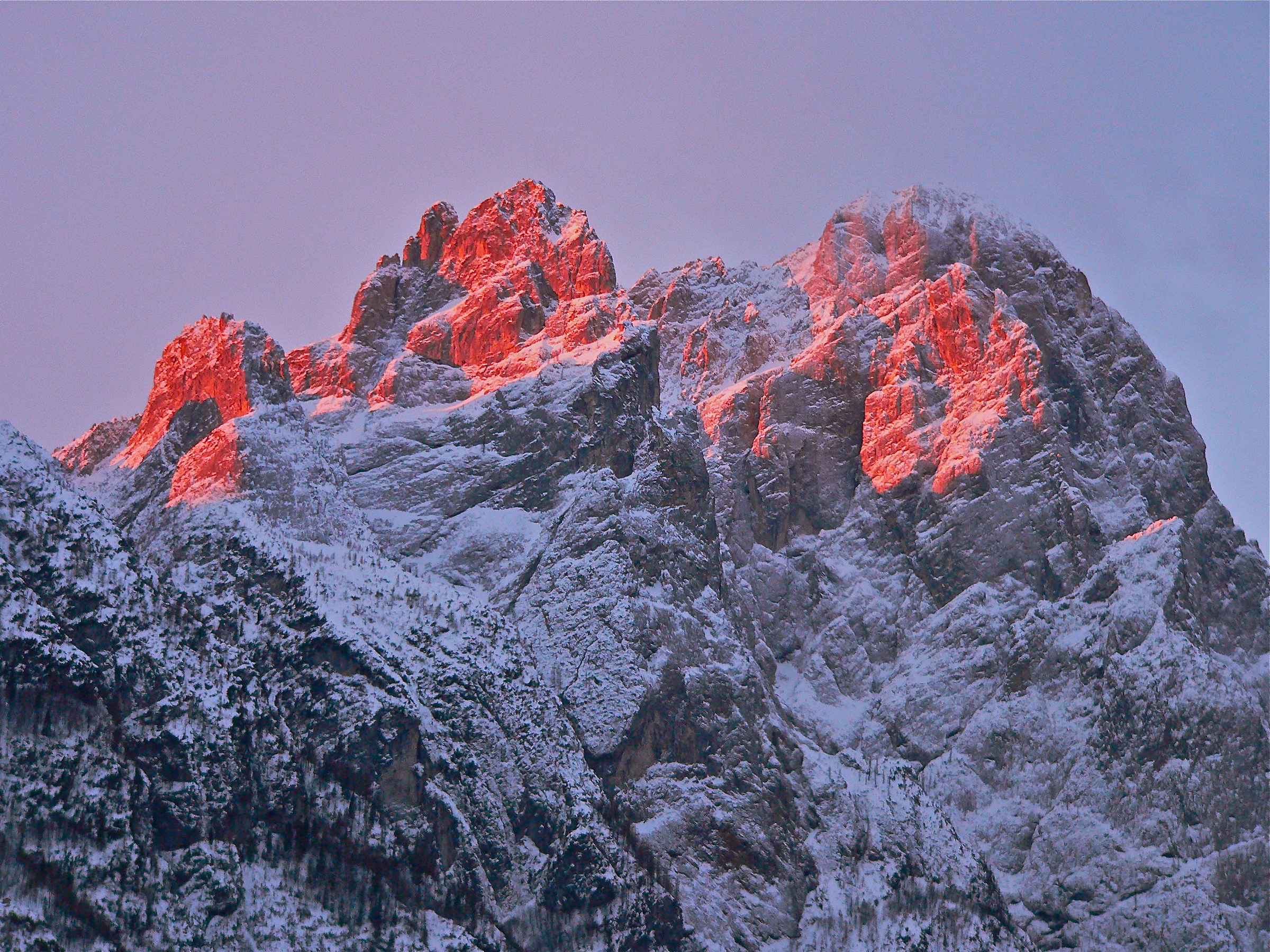 prime luci sull'Agner