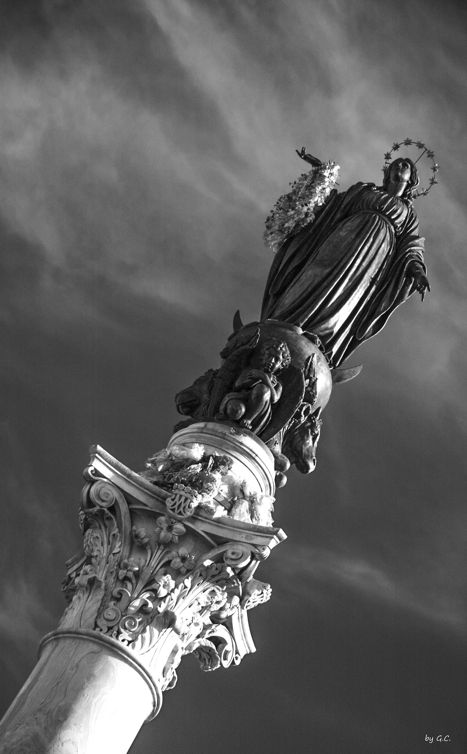 Roma colonna dell' Immacolata