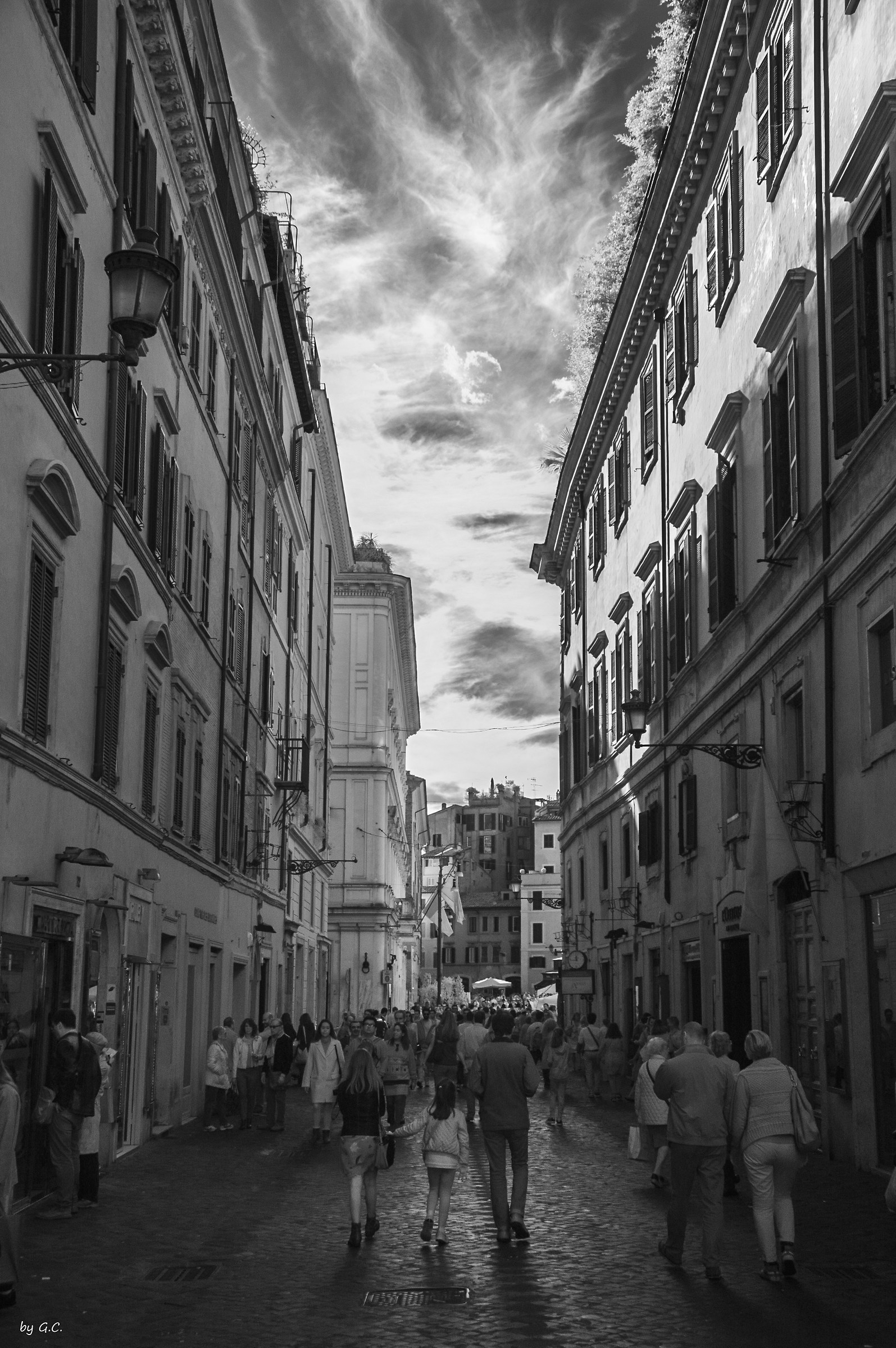 strade di roma infrared