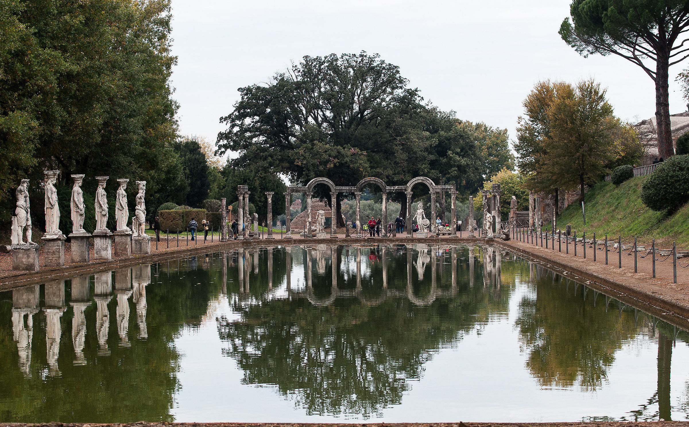 Tivoli (Rm)-Particolare Canopo Villa Adriana