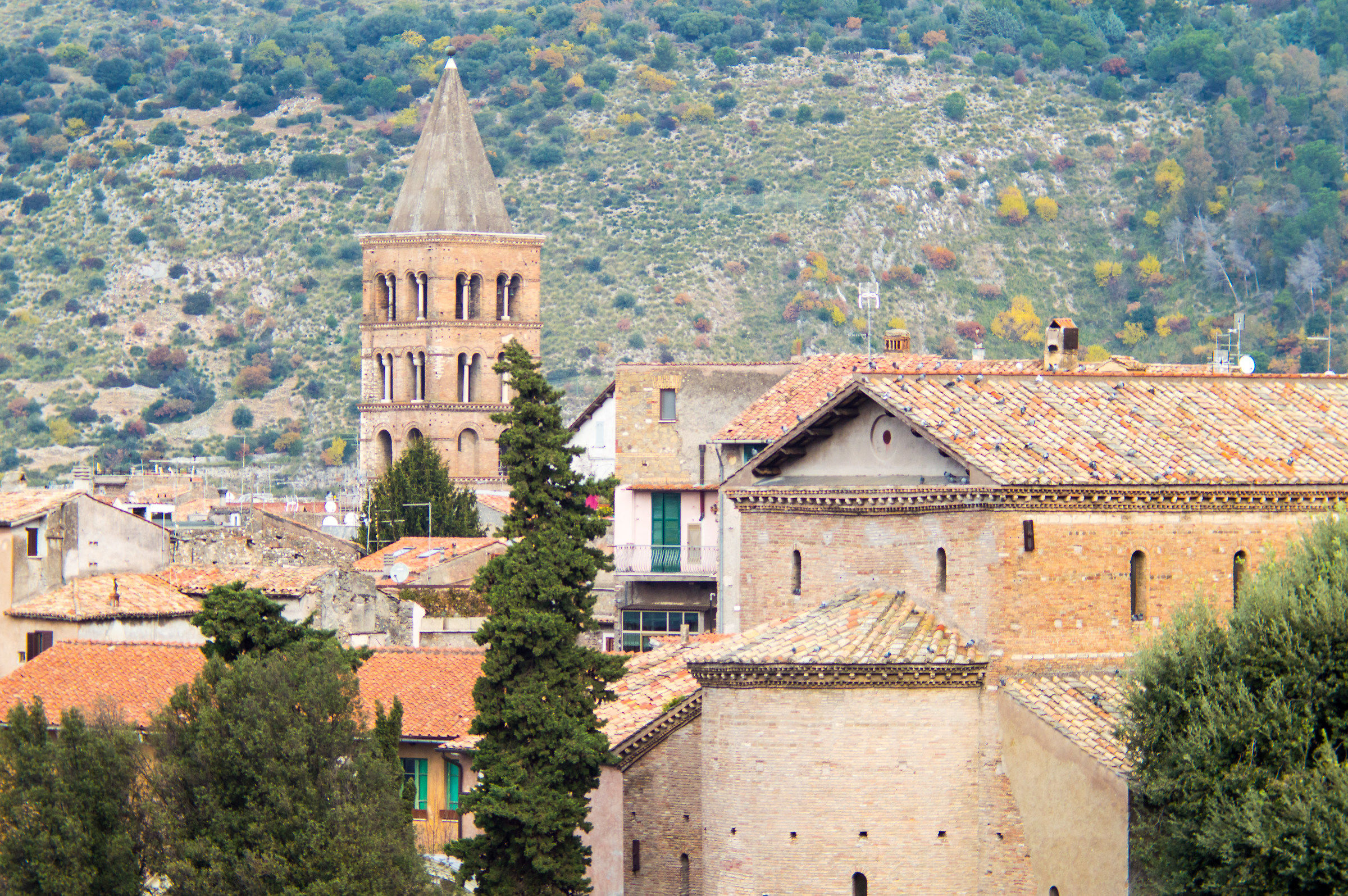 Campanile del Duomo e la Carità visti da Villa D'...