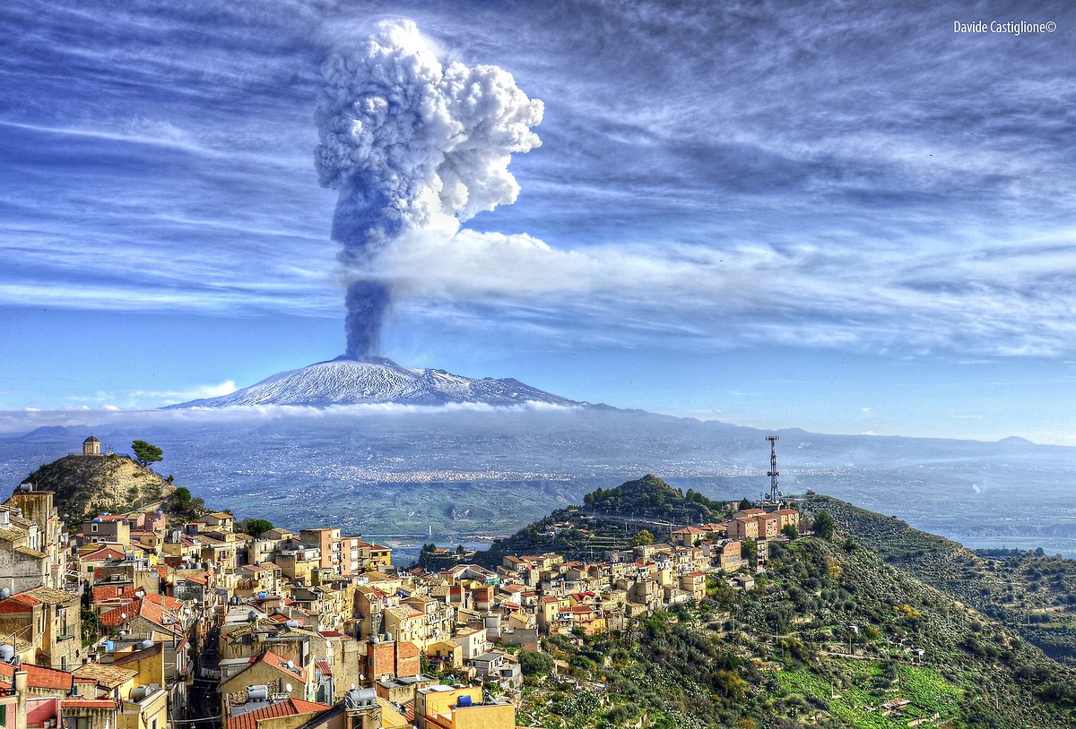 L'Etna vista da Centuripe