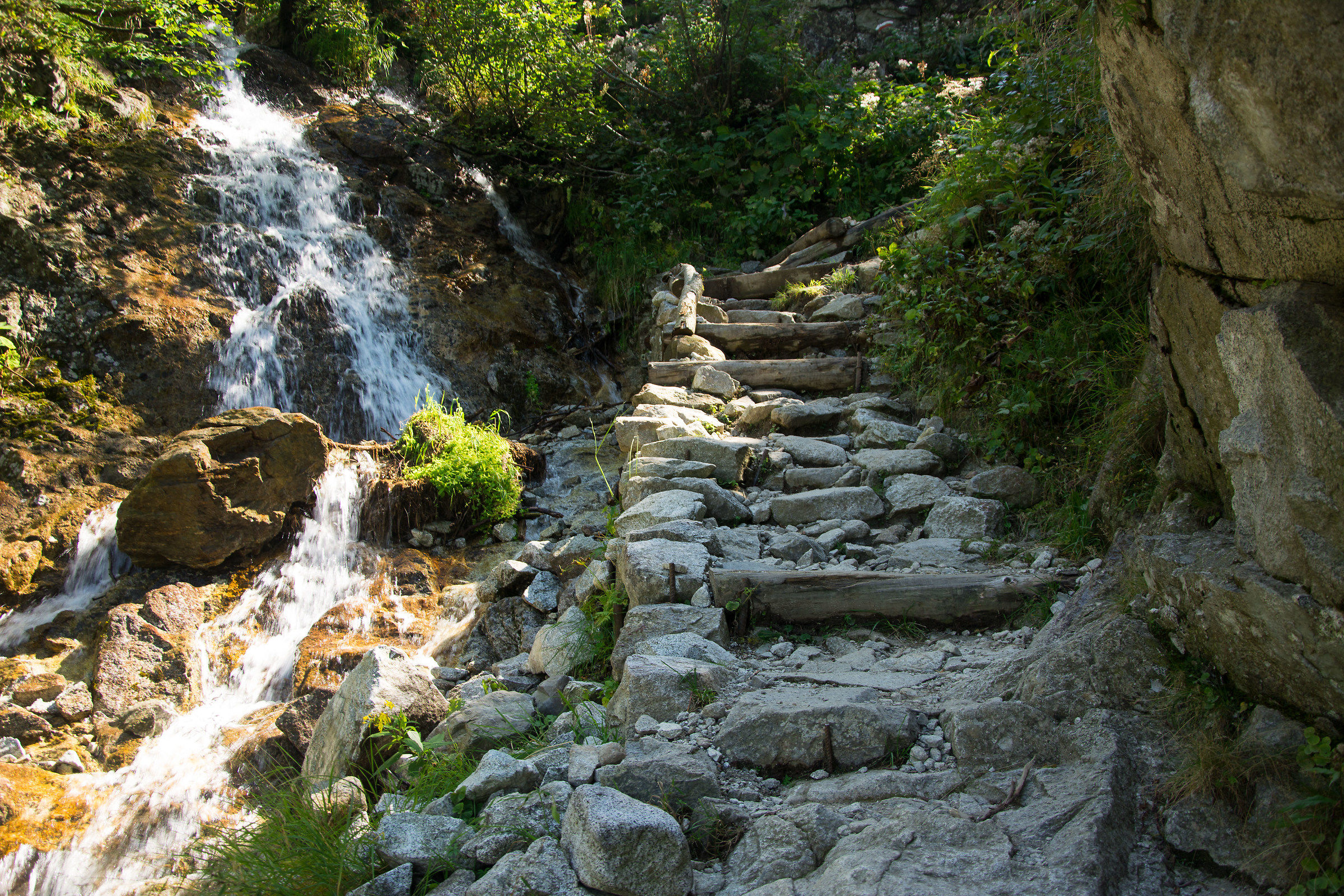 La strada per il monte