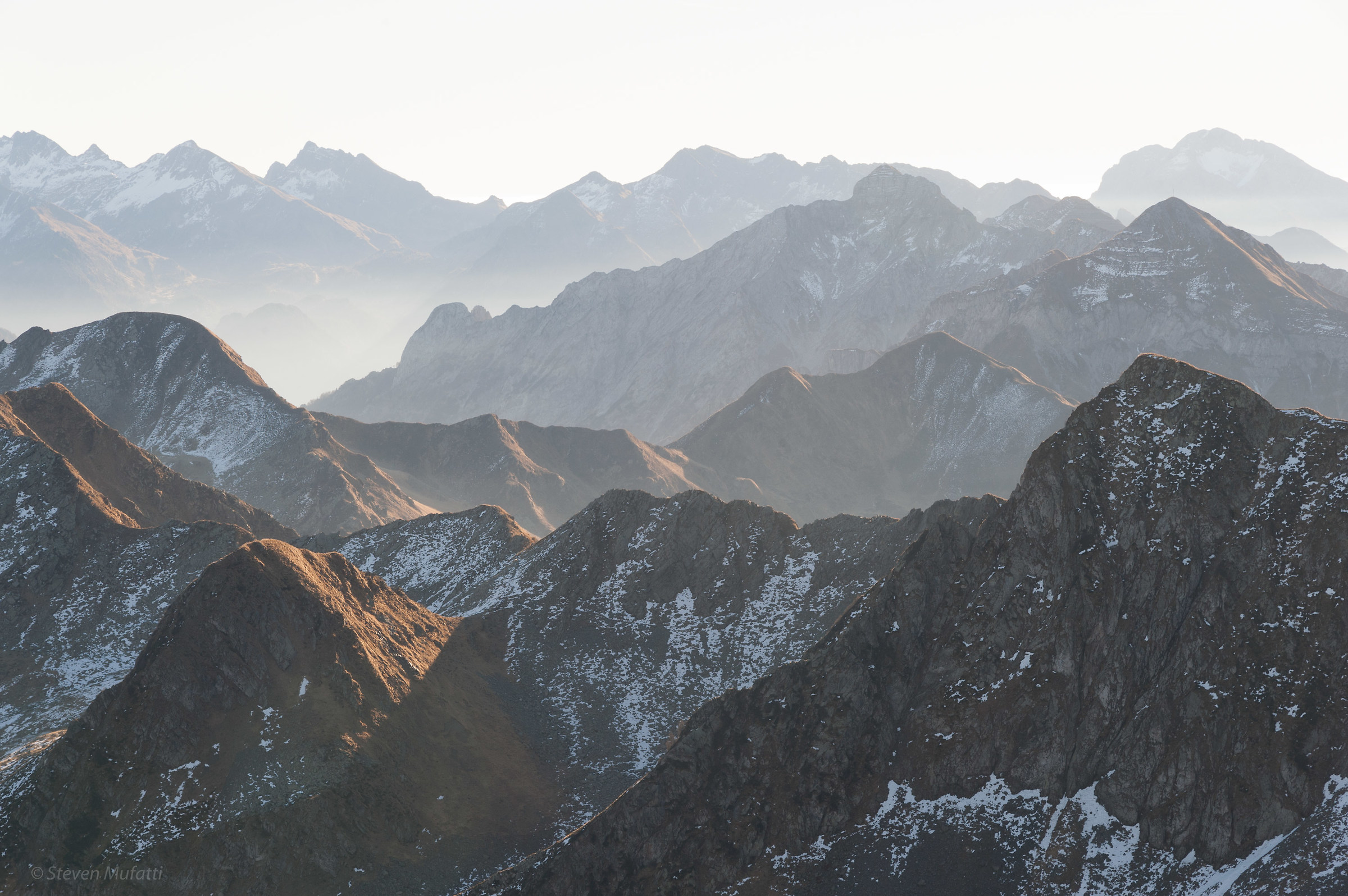 Vista dal Piz Pedena, Orobie