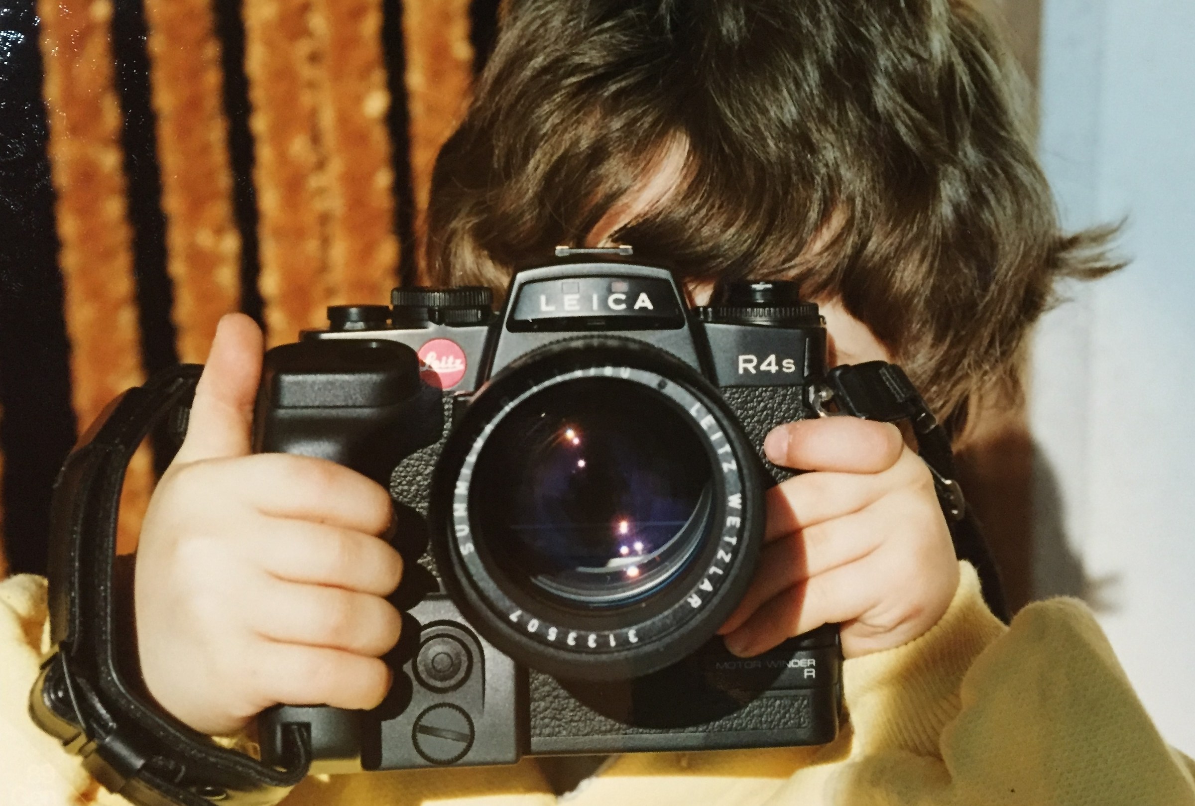 Mio figlio Lucio a tre anni 1987.