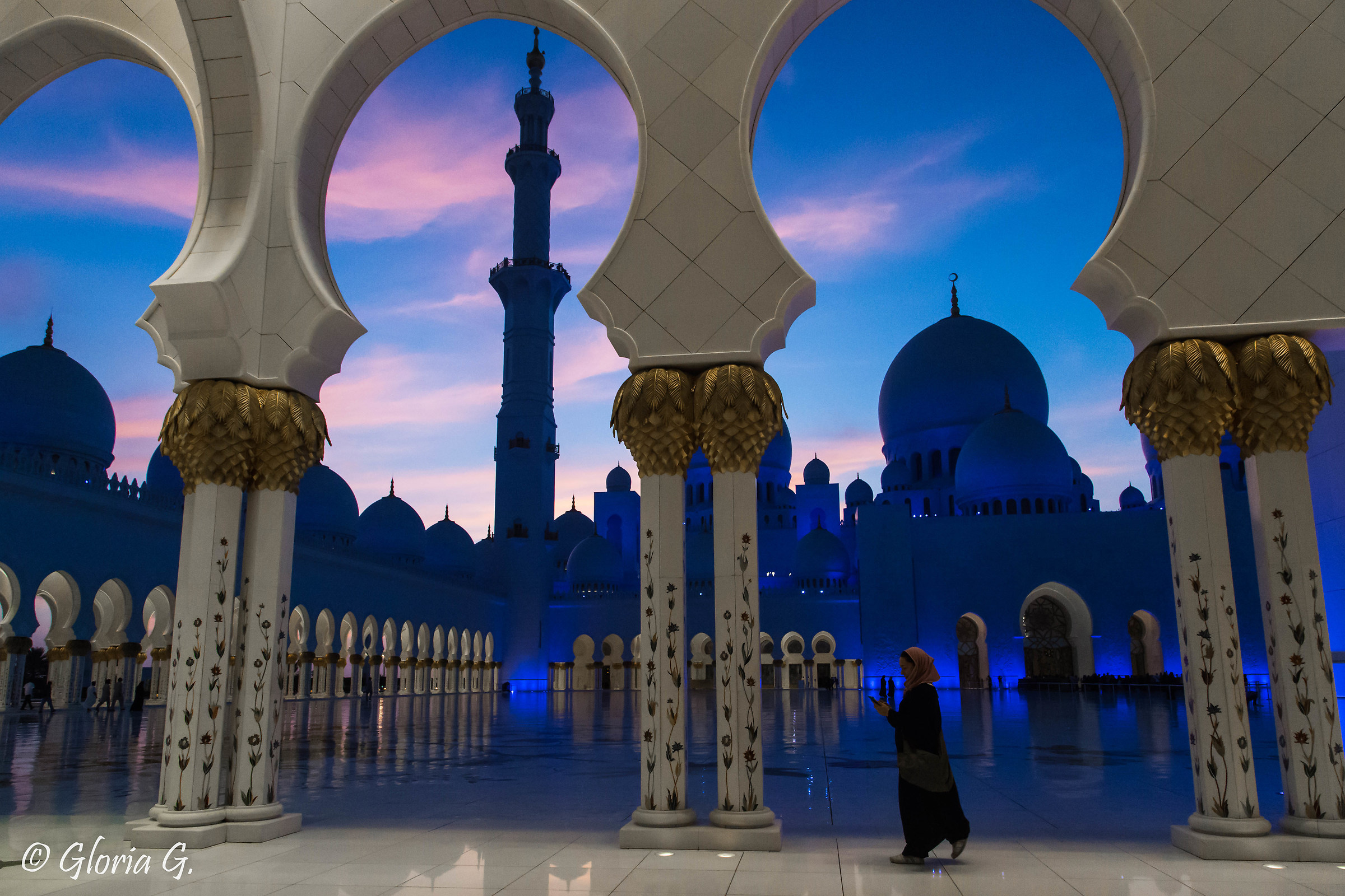 Sheikh Zayed Grand Mosque in Abu Dhabi