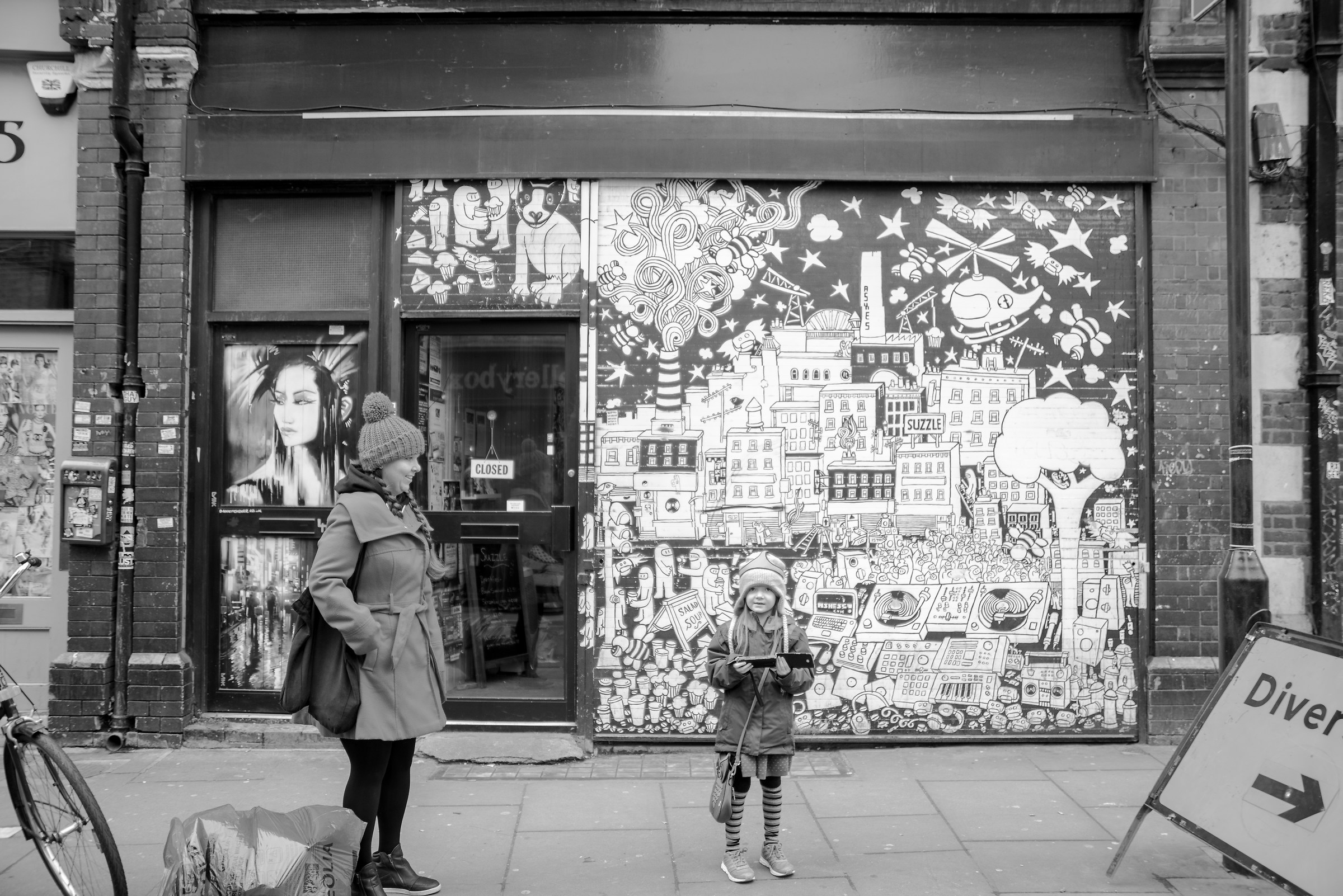 B / W at Brick Lane