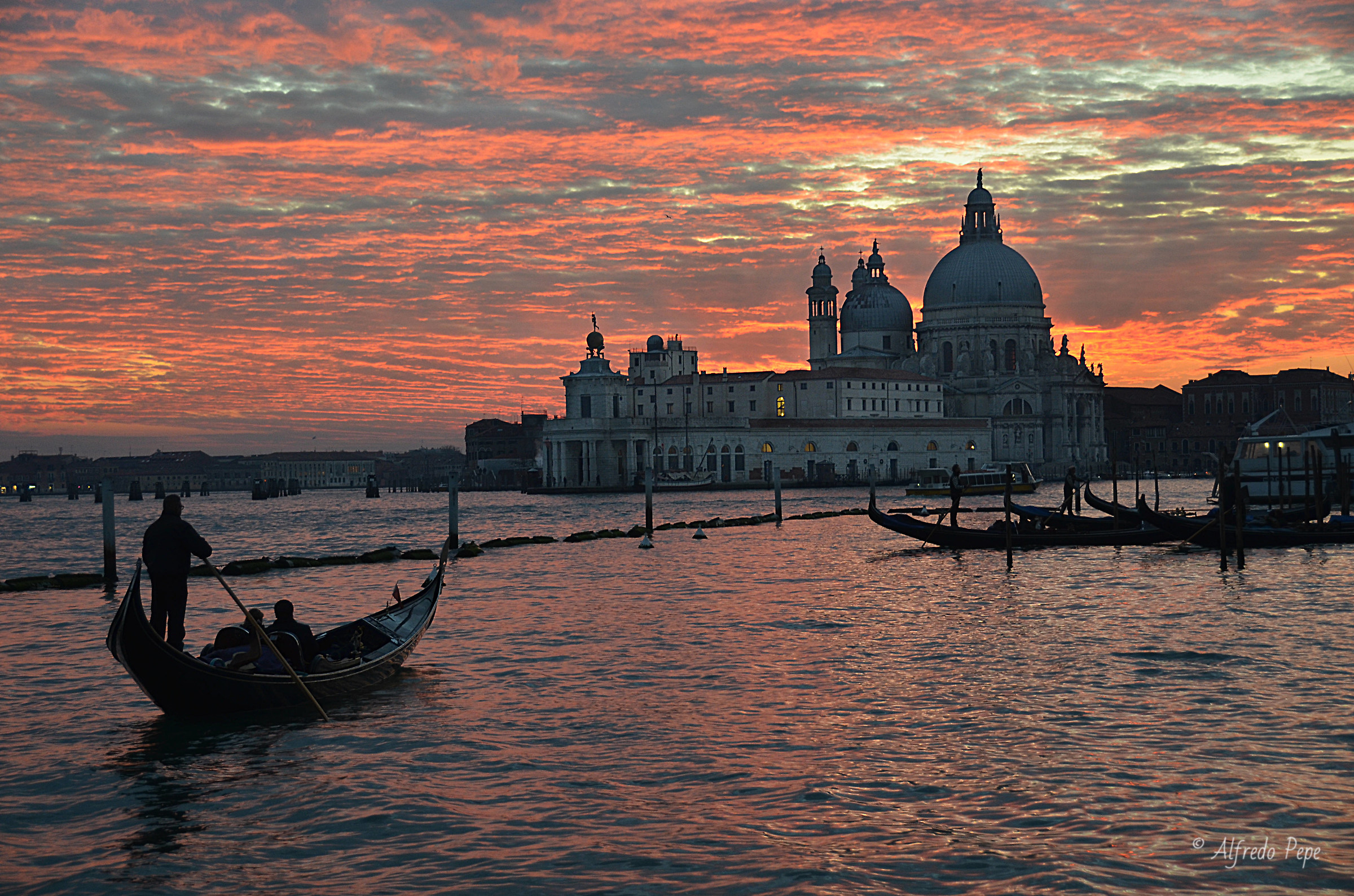 Sunset in Venice