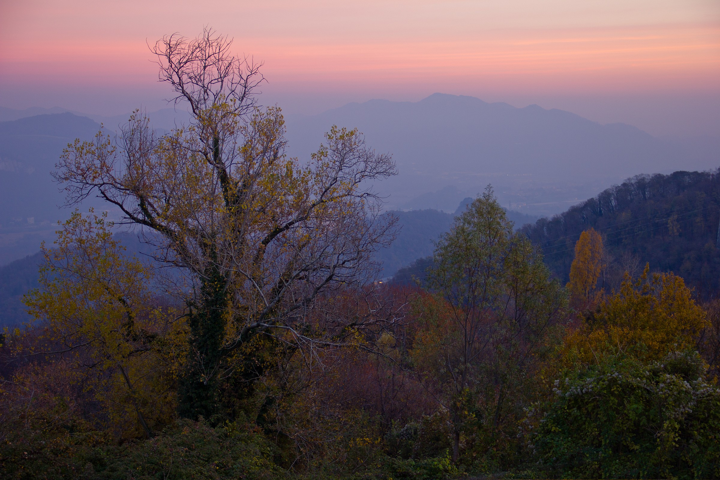 Tramonto in Val Padana