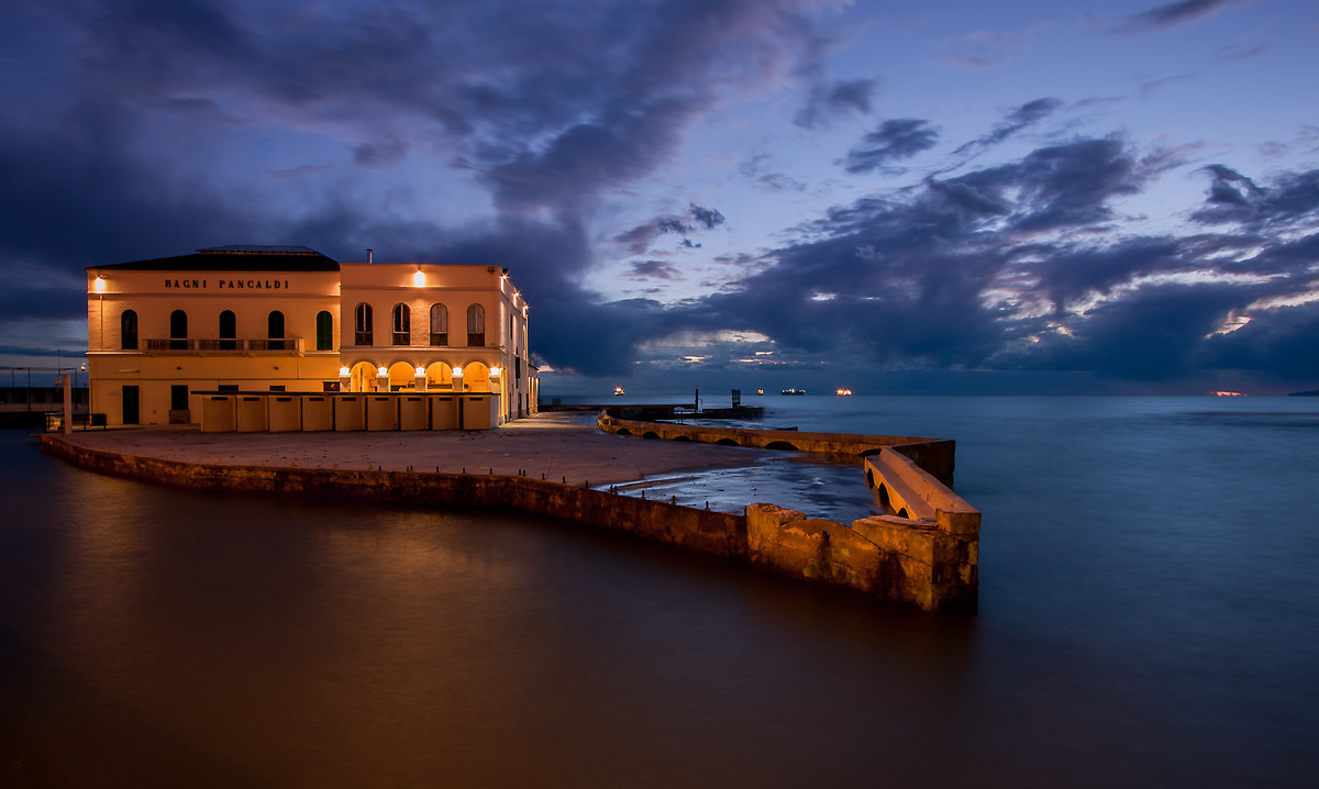 Di sera sulla terrazza ...