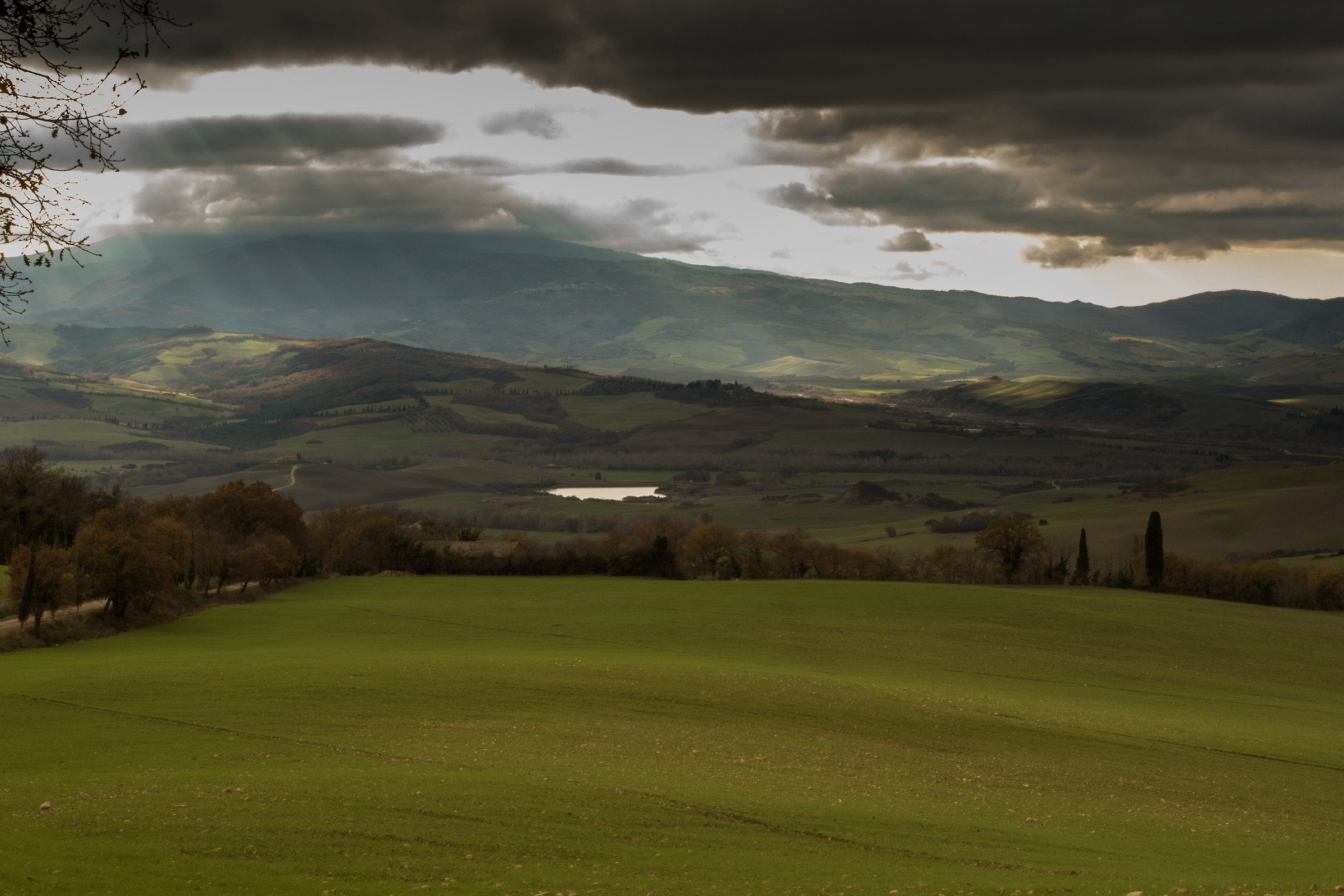 Nei pressi di San Quirico d'Orcia