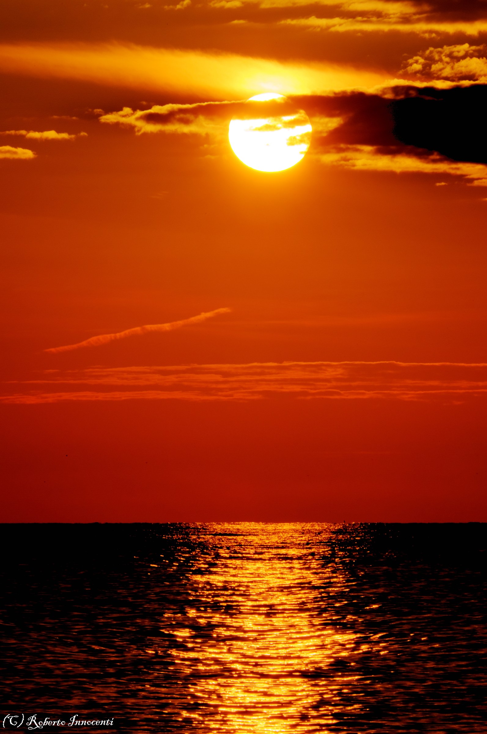 Mi piace guardare il sole al tramonto(Dicembre 2015)