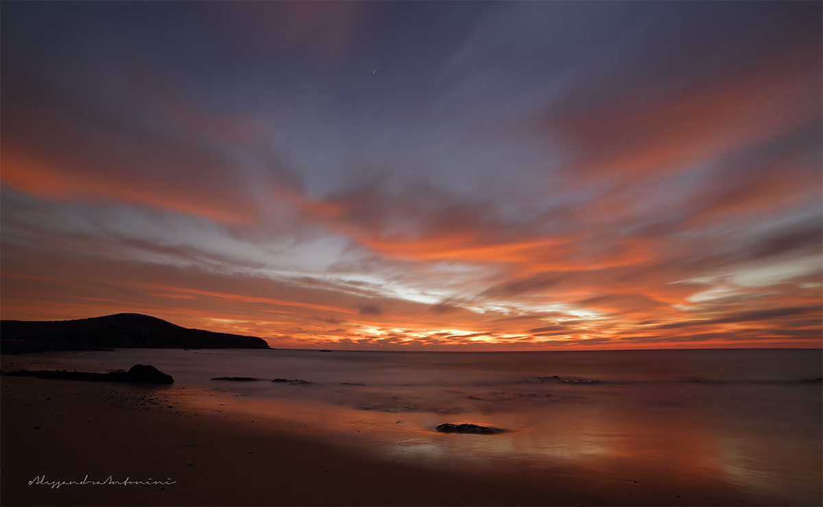 Twilight in Playa Papgayo
