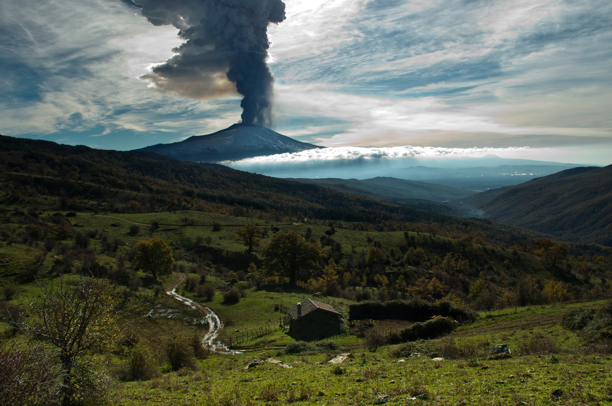 eruzione Etna del 4 dicembre 2015