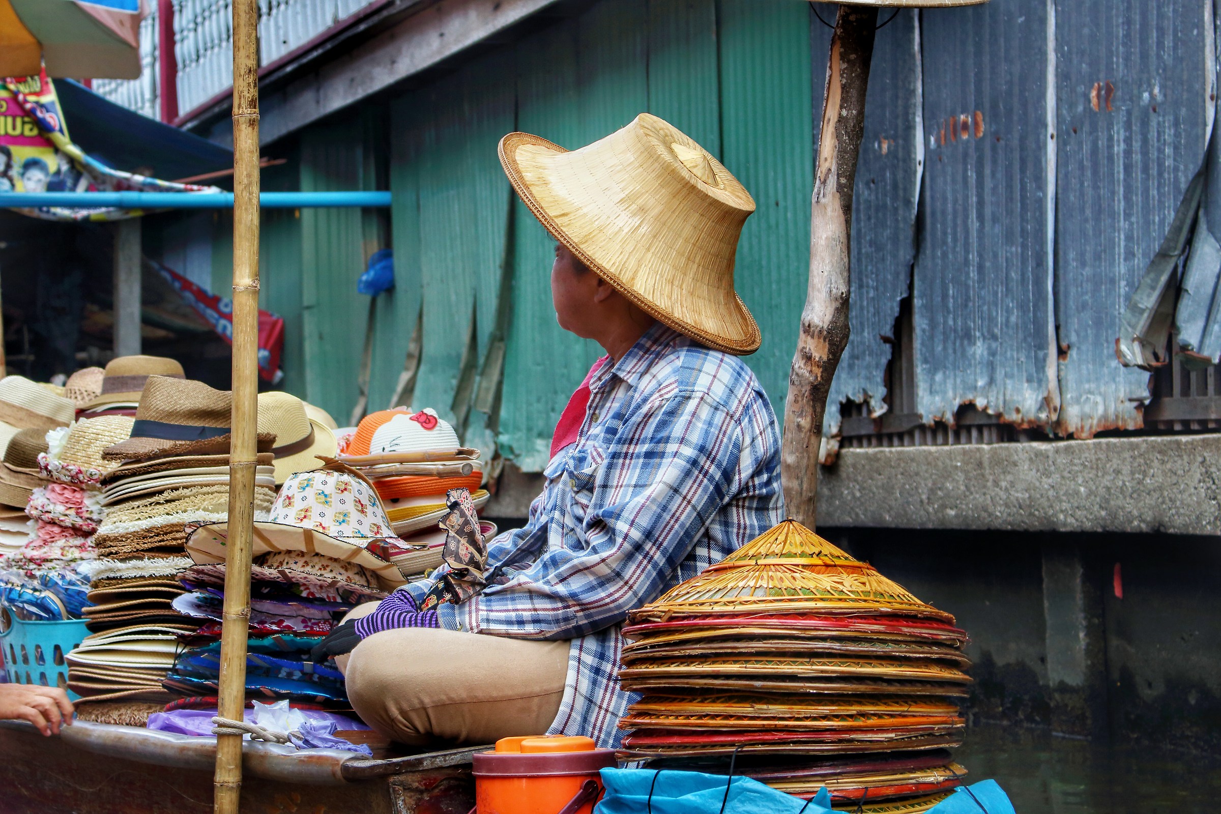 Shopping on the river