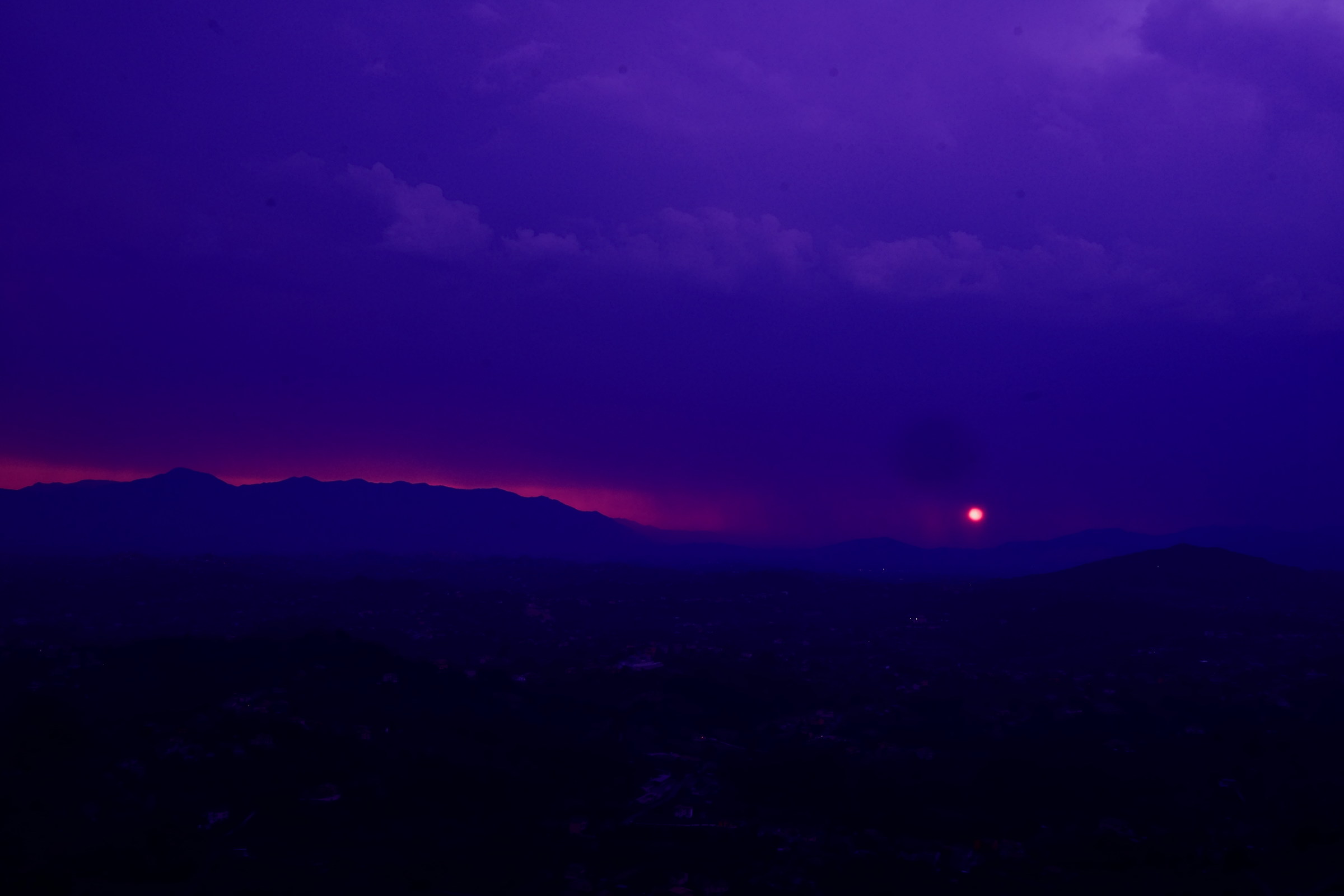 Tramonto visto da Boville Ernica (fr)