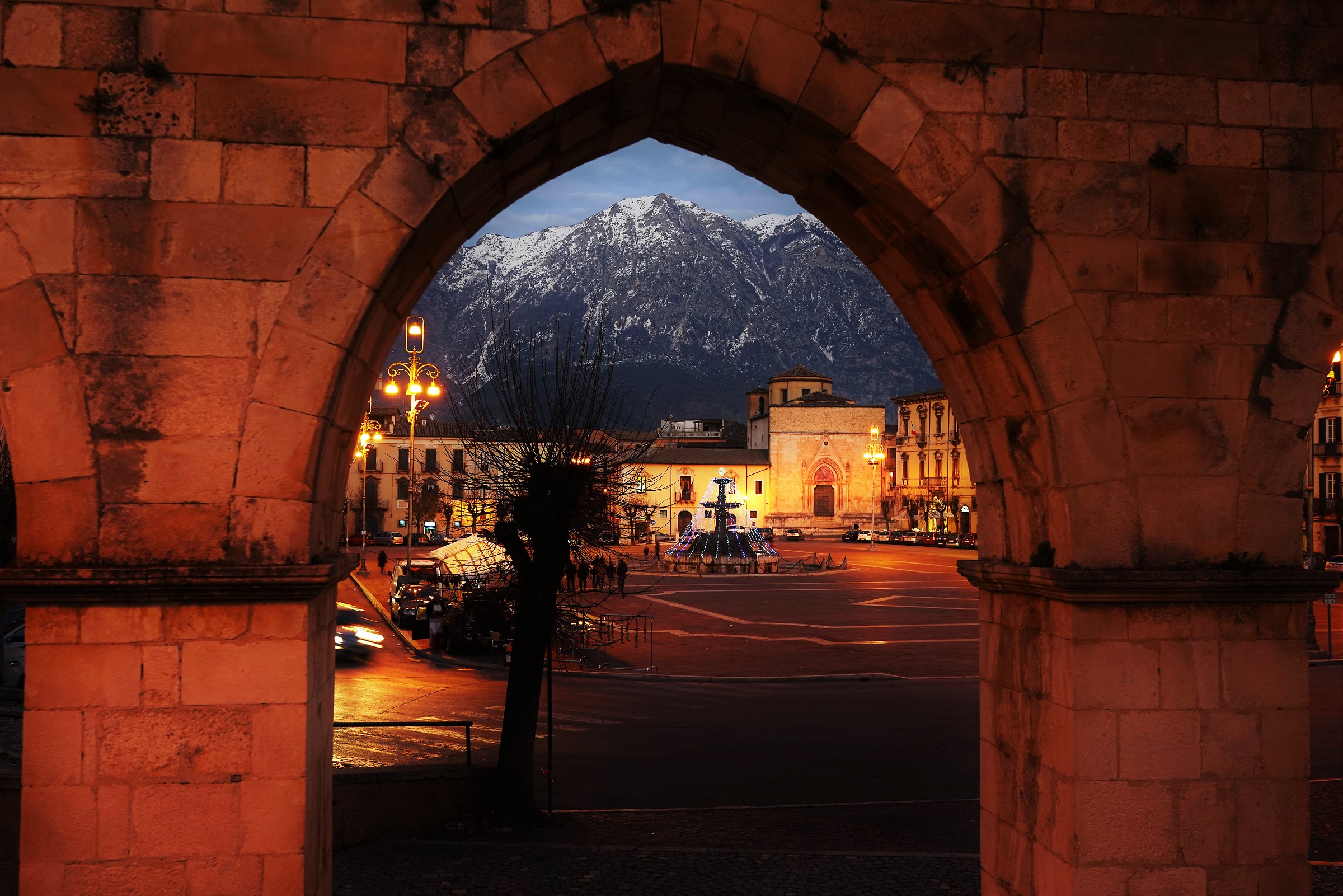 Monte - La Maiella vista da Sulmona (L'Aquila)