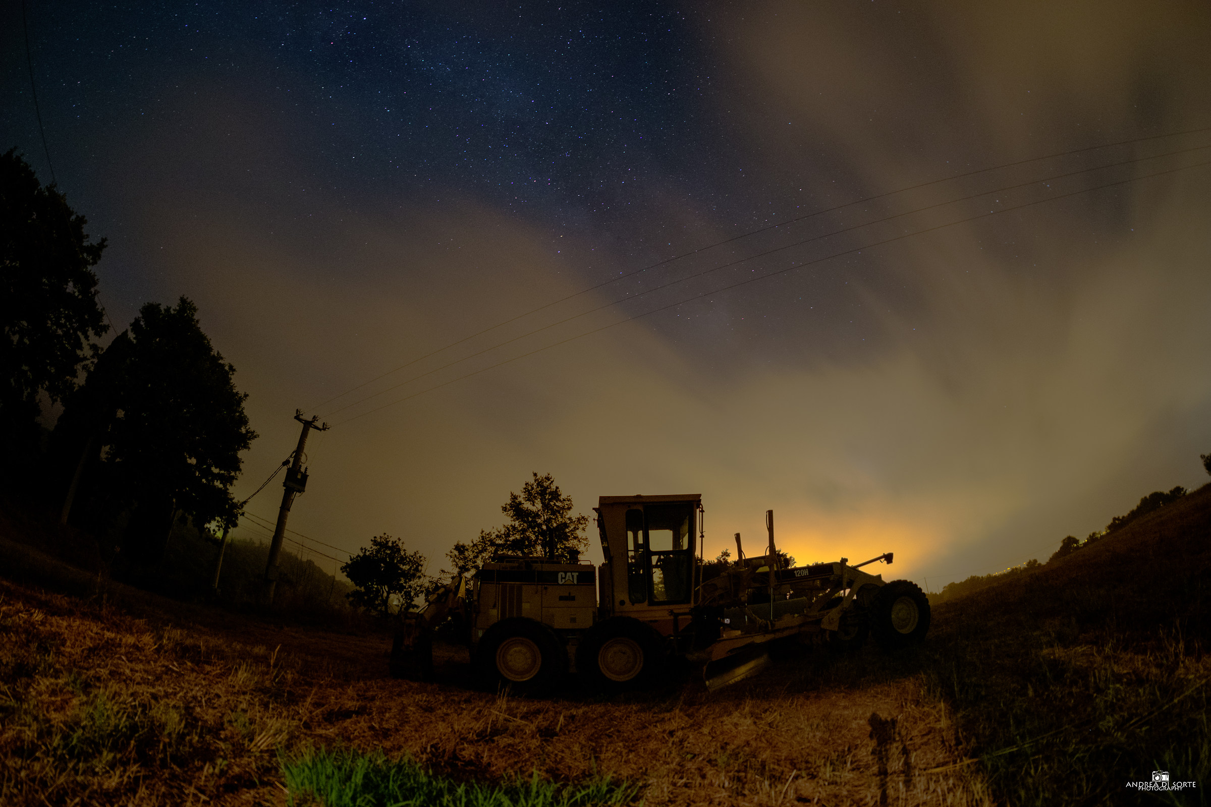 Paesaggio rurale sulle colline del lago