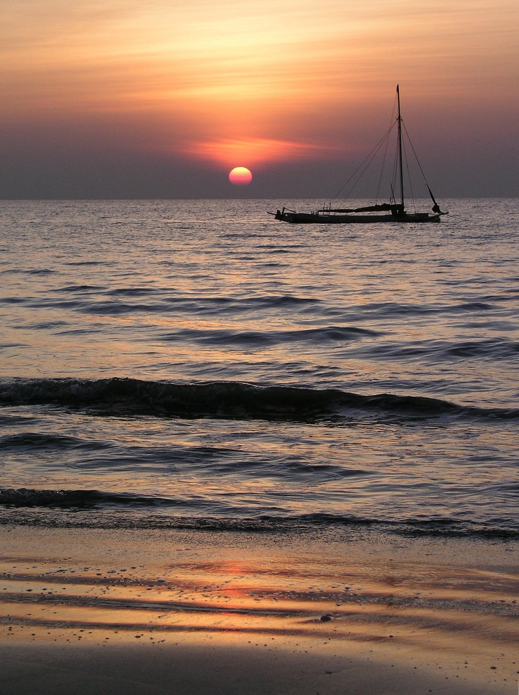 Sunset in Ngapali - Myanmar