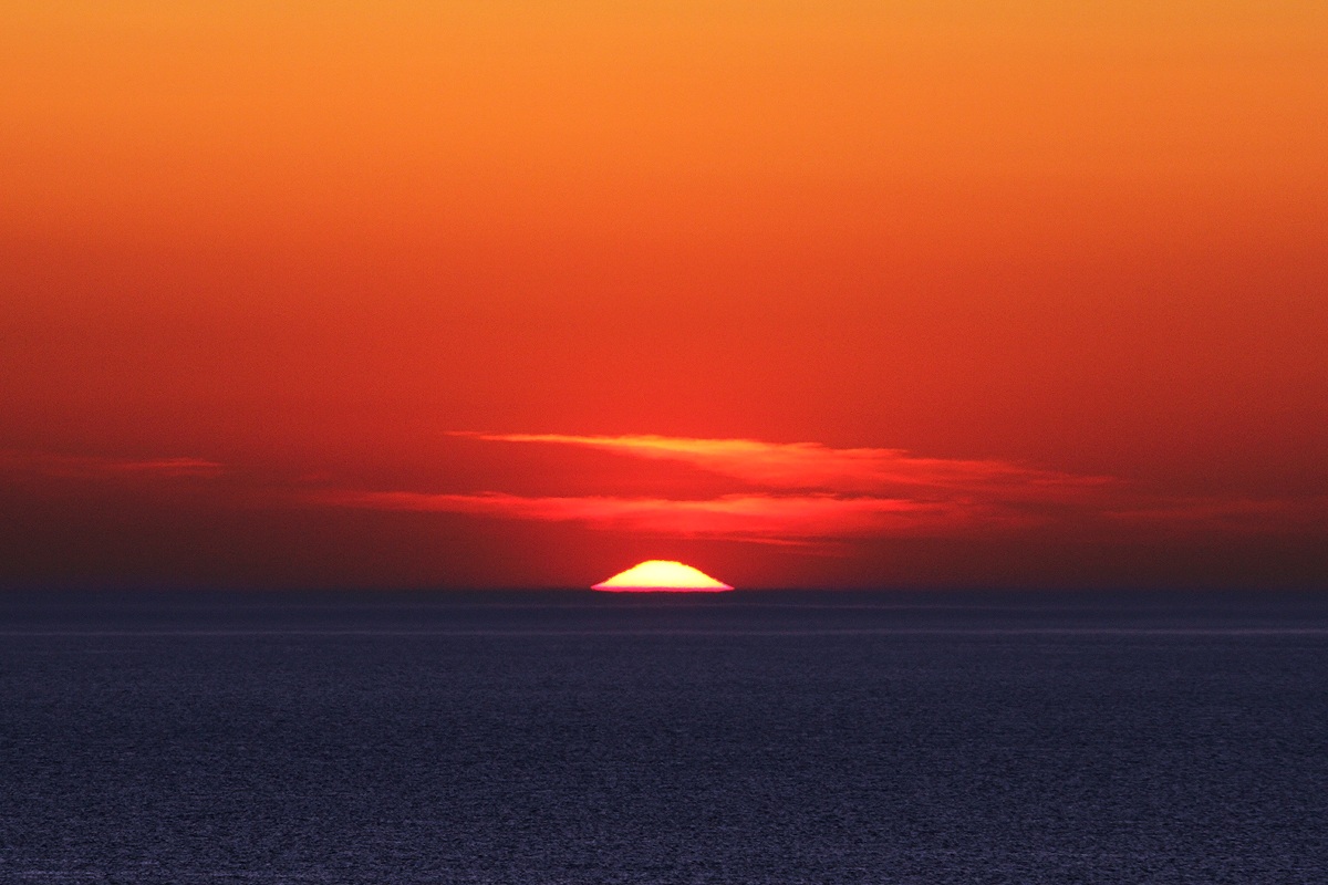 Sunset from the Giant's Causeway