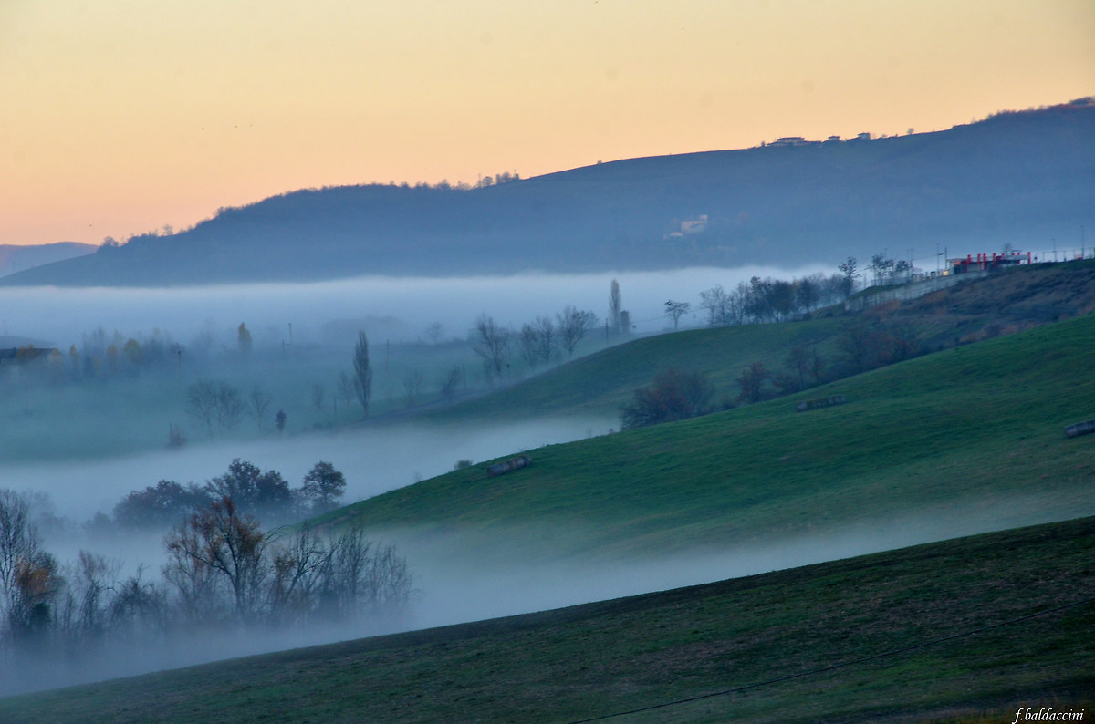 la carezza della nebbia