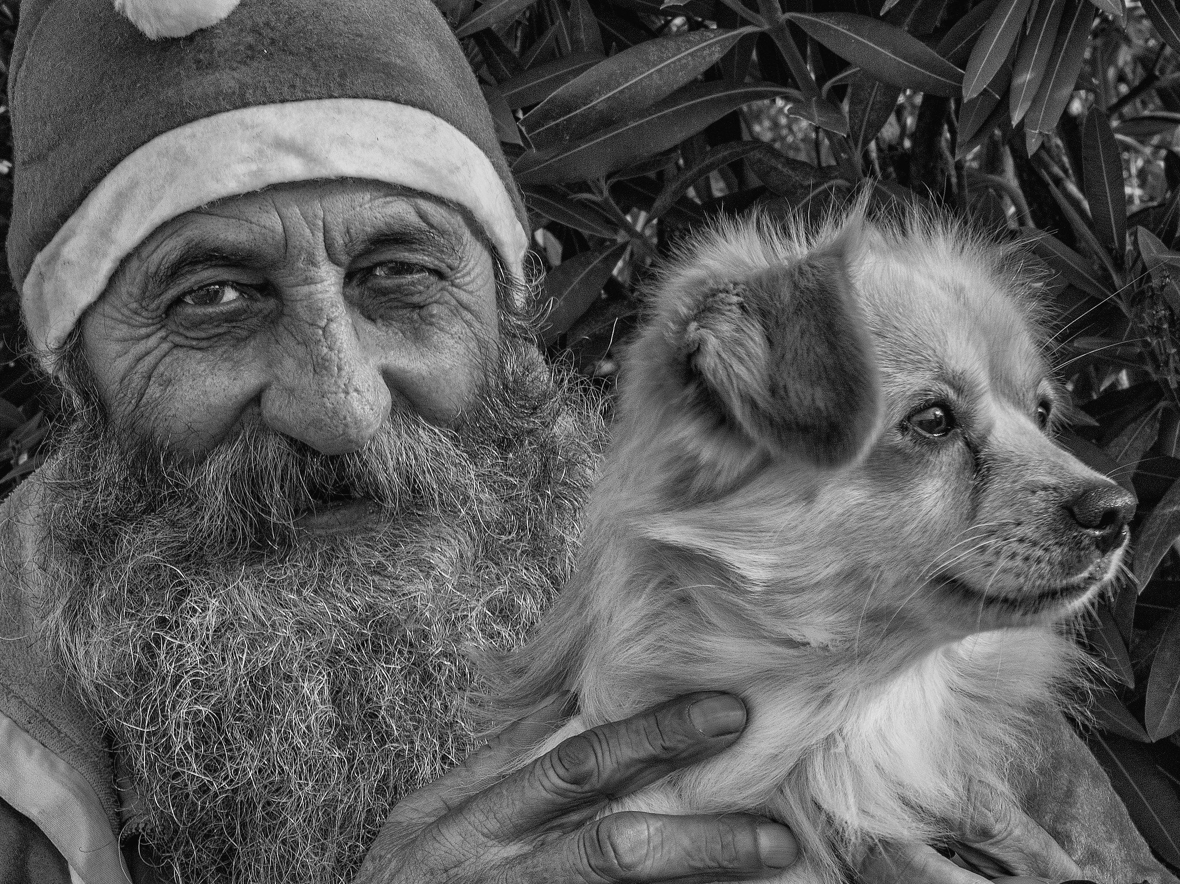 Homeless santa