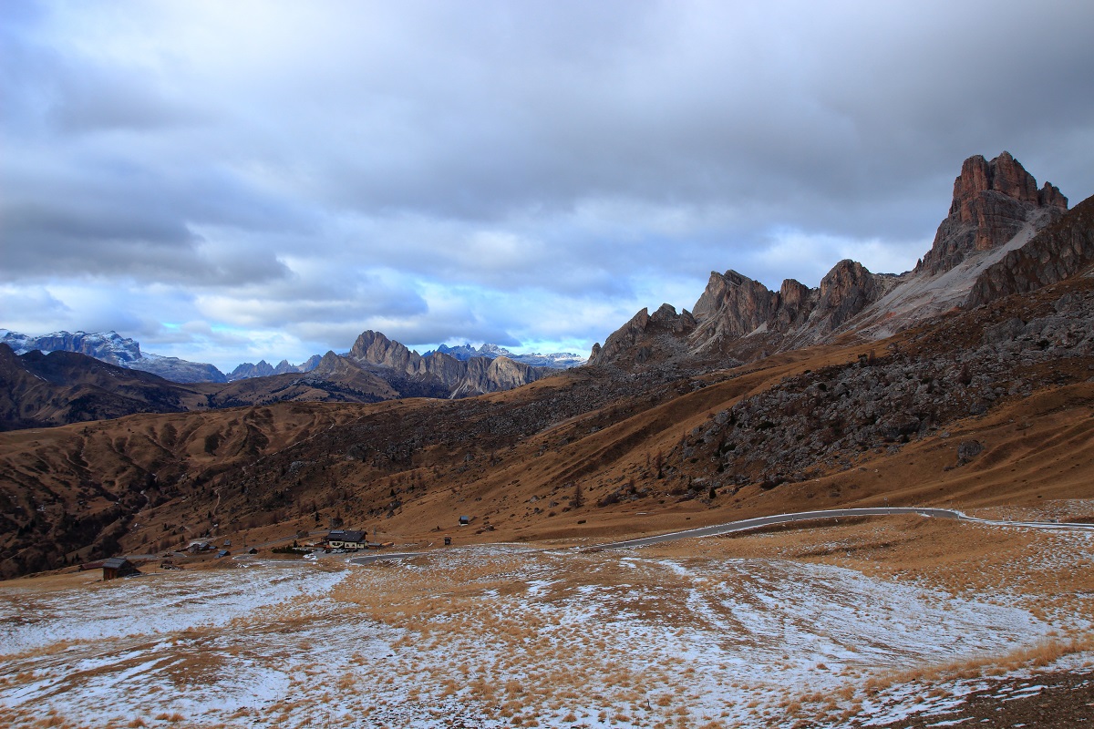 view from Passo Giau