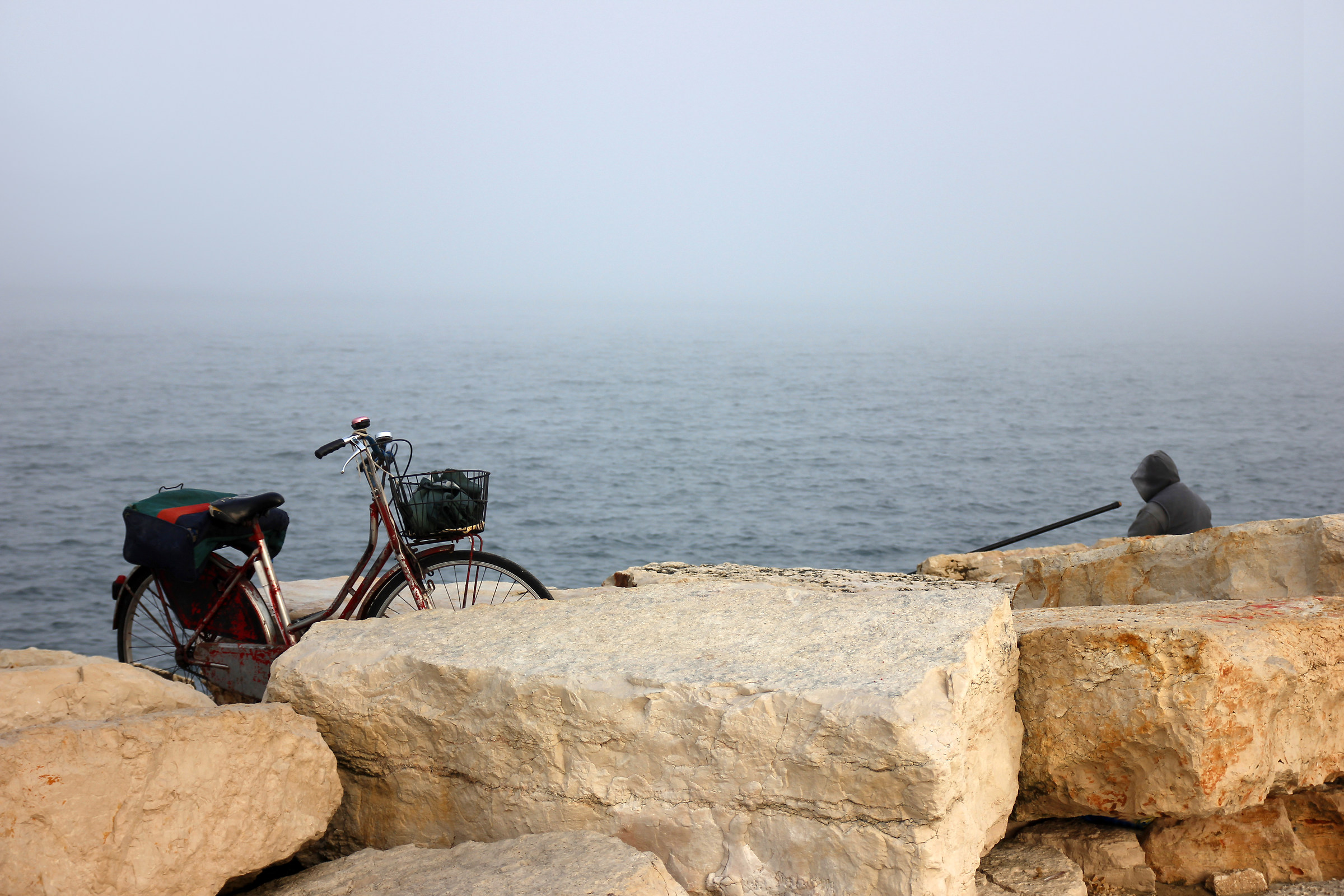 il ciclista pescatore