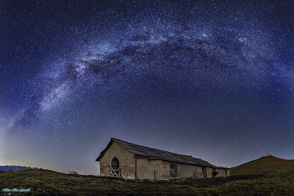 Lessinia, panoramica notturna