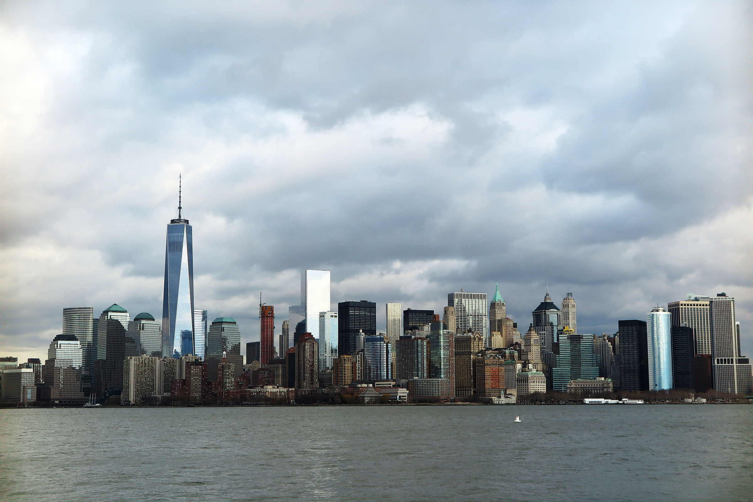 Manhattan from Ellis Island